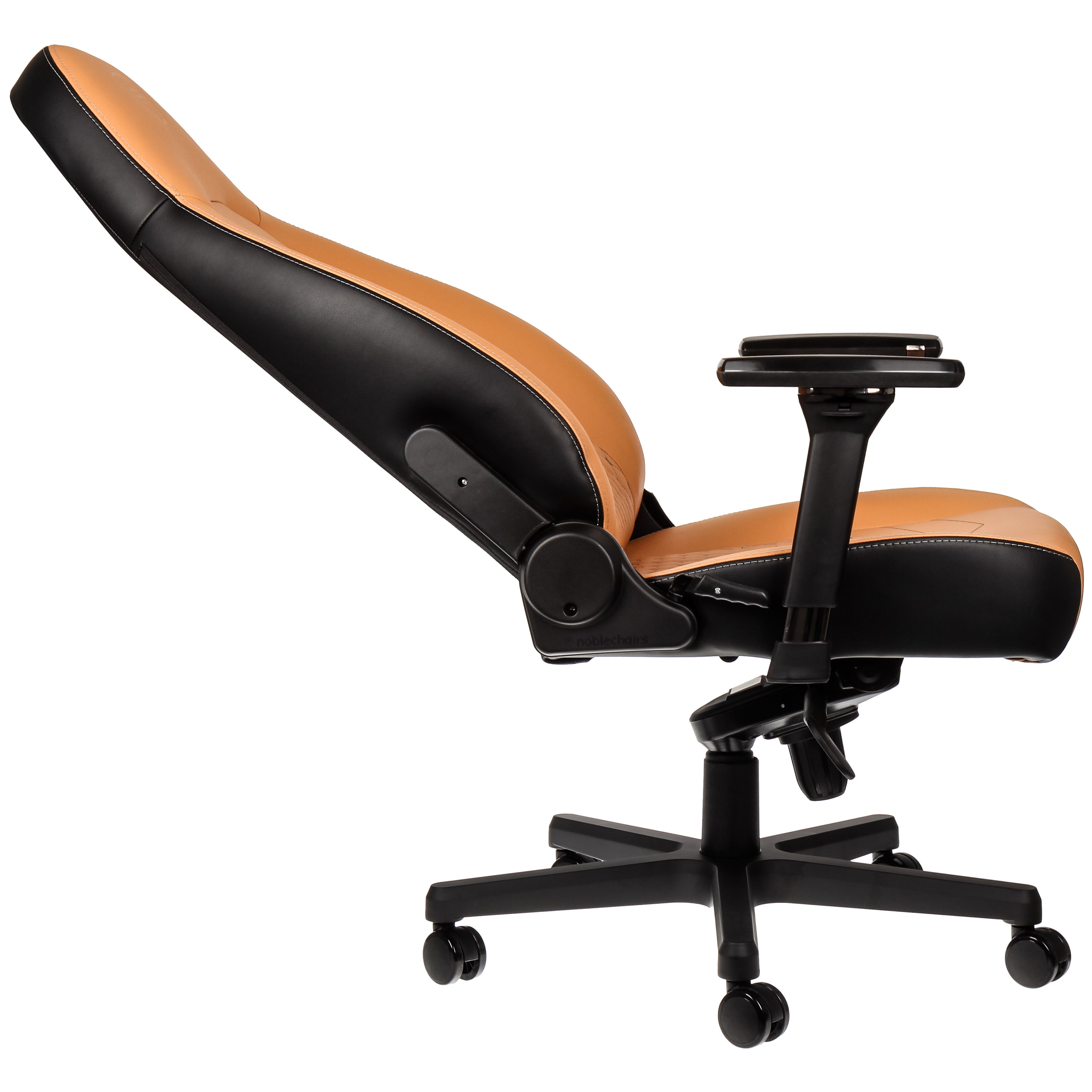 ICON Gaming Chair - cognac/black - Real Leather