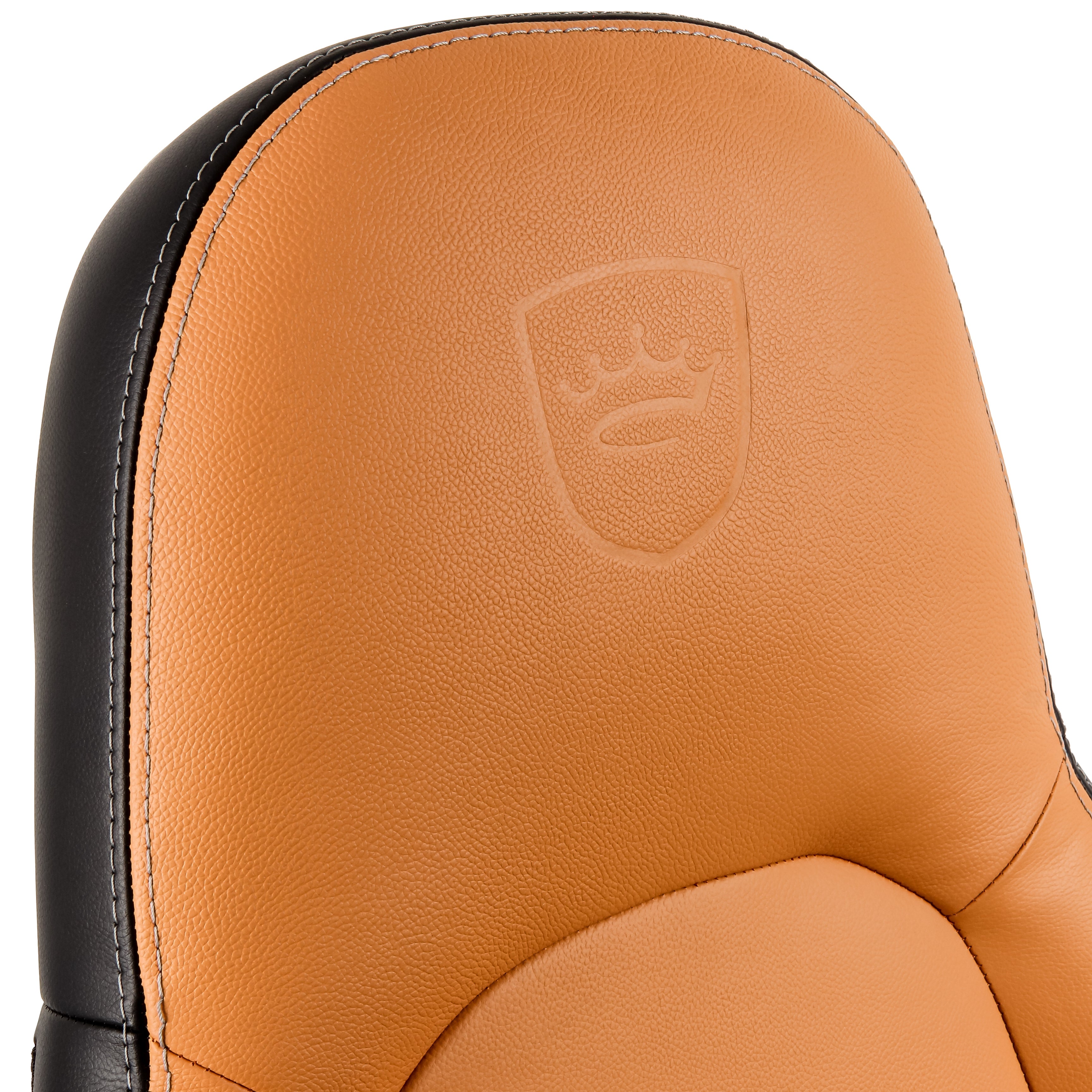 ICON Gaming Chair - cognac/black - Real Leather