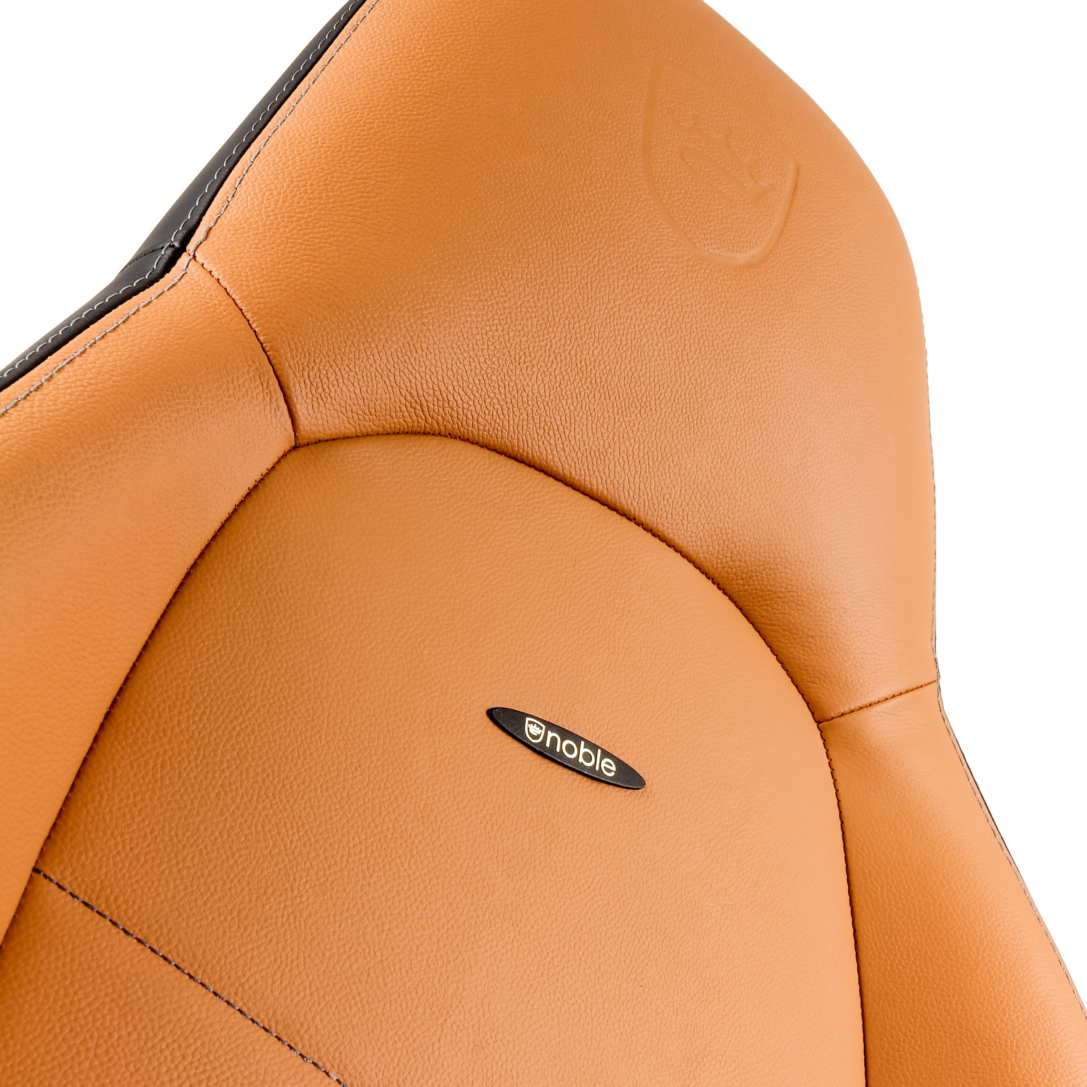 ICON Gaming Chair - cognac/black - Real Leather