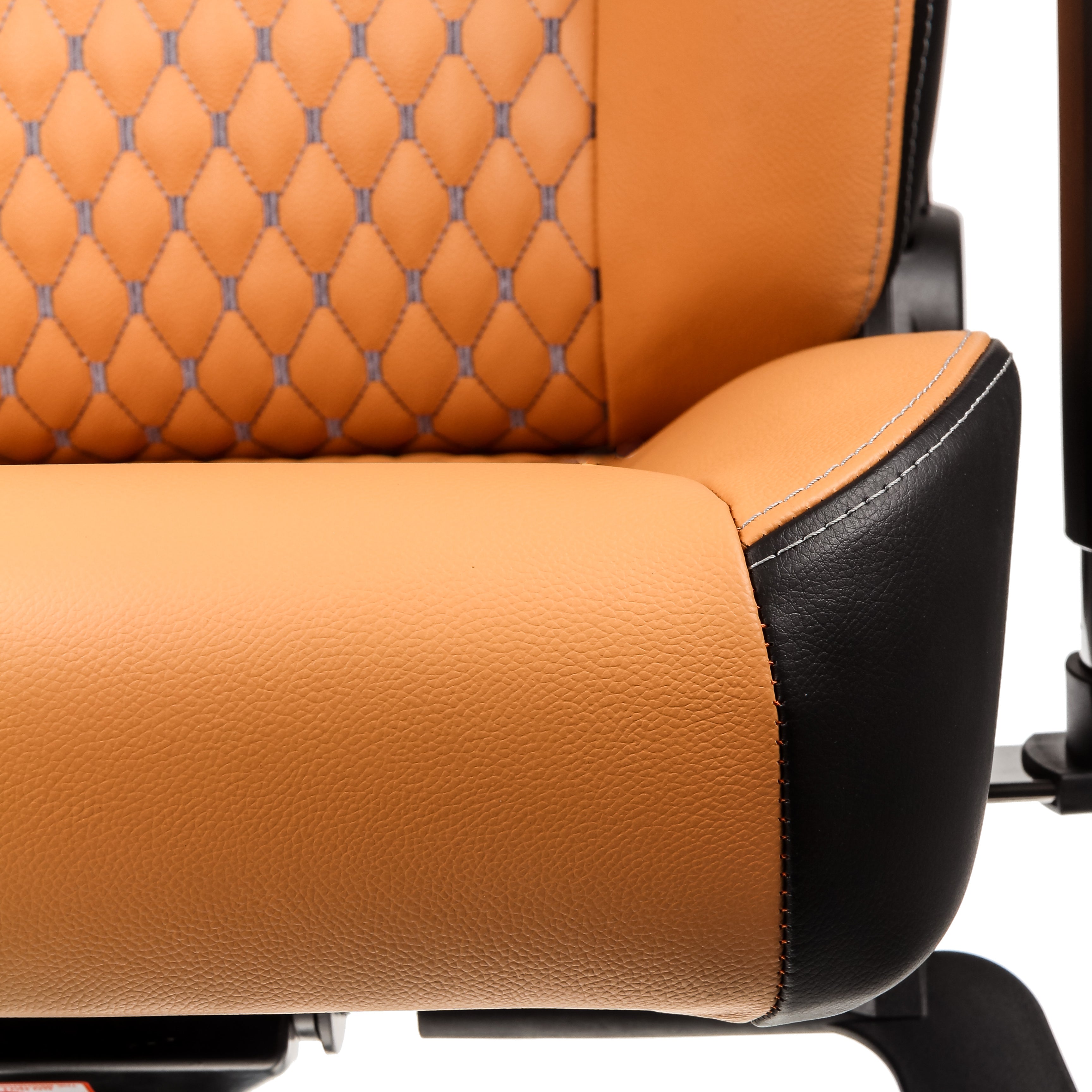 ICON Gaming Chair - cognac/black - Real Leather