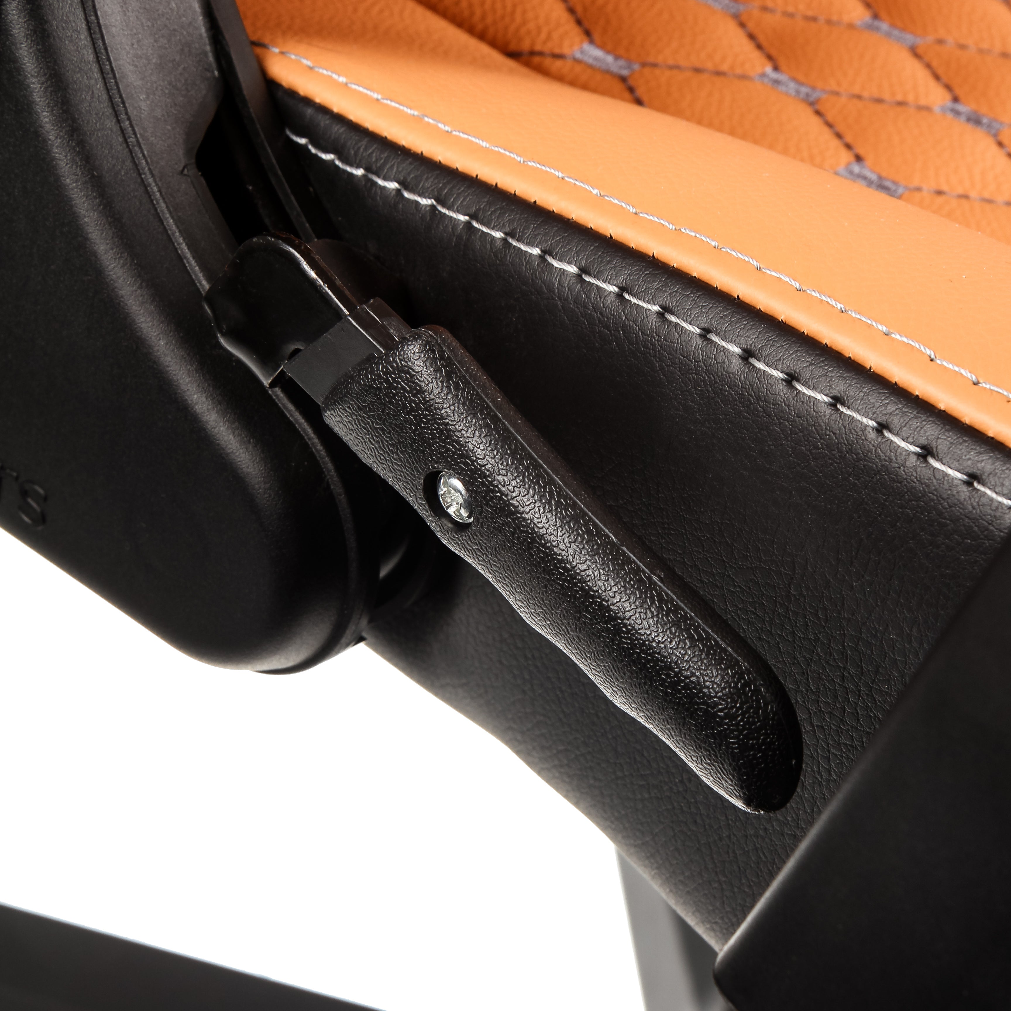 ICON Gaming Chair - cognac/black - Real Leather