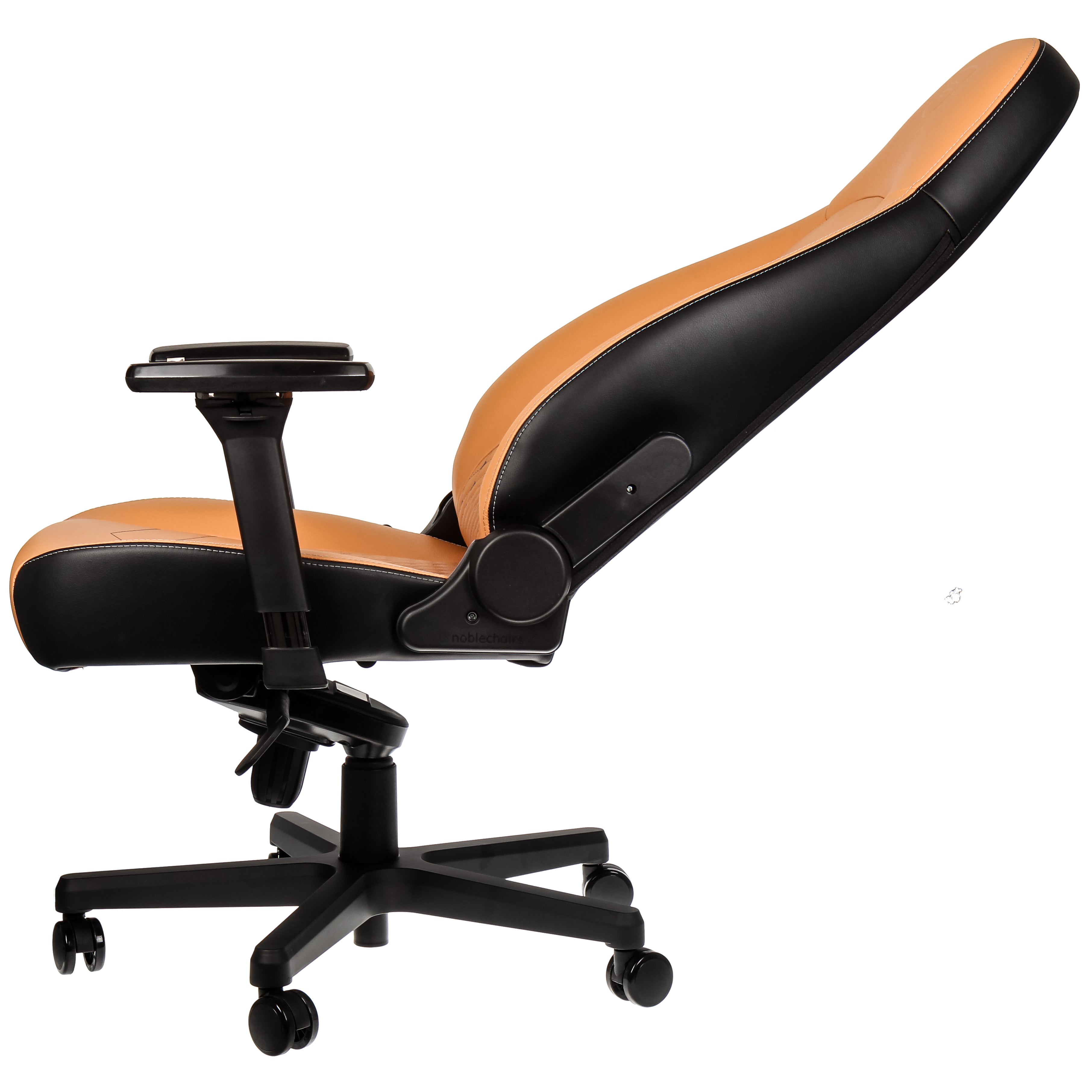ICON Gaming Chair - cognac/black - Real Leather