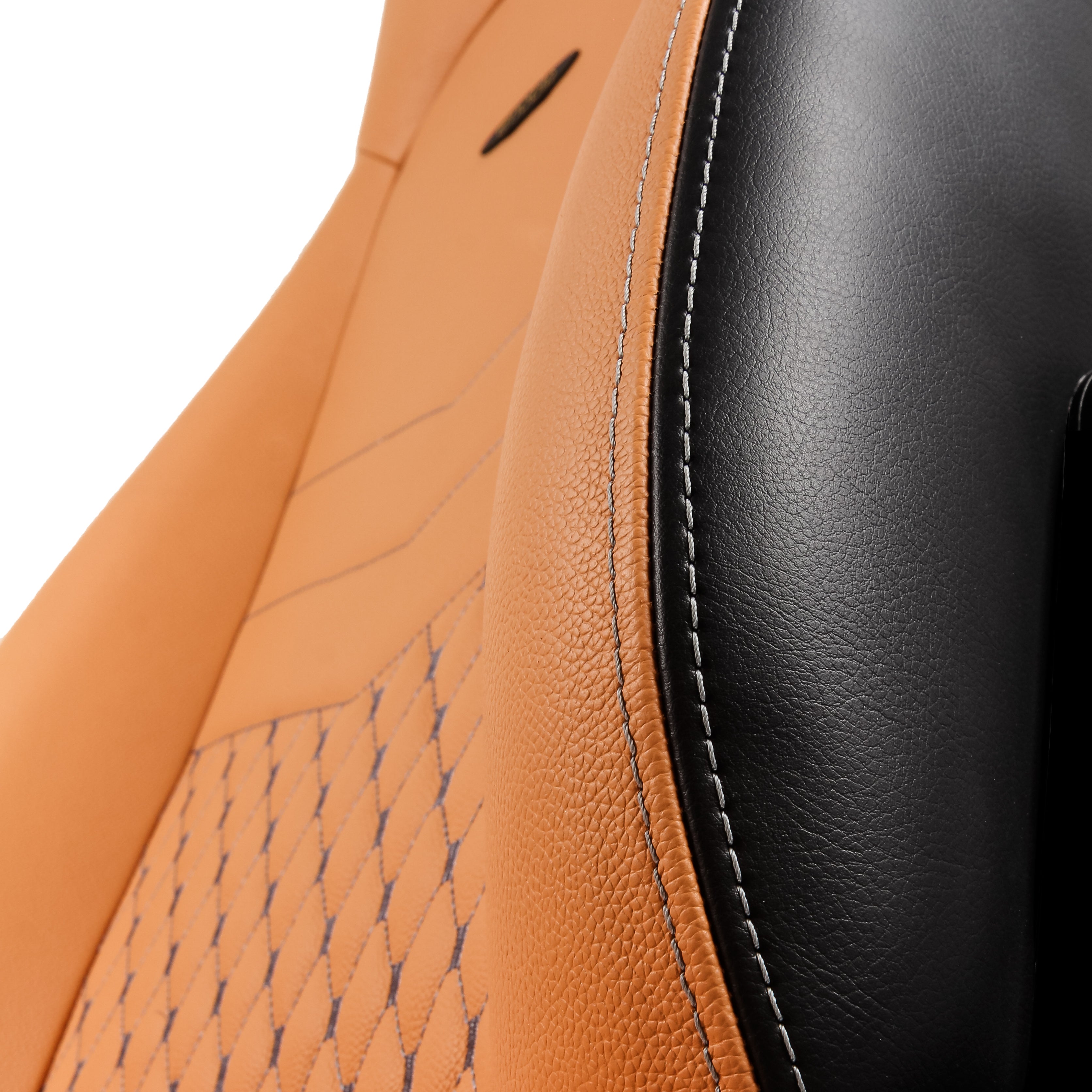 ICON Gaming Chair - cognac/black - Real Leather