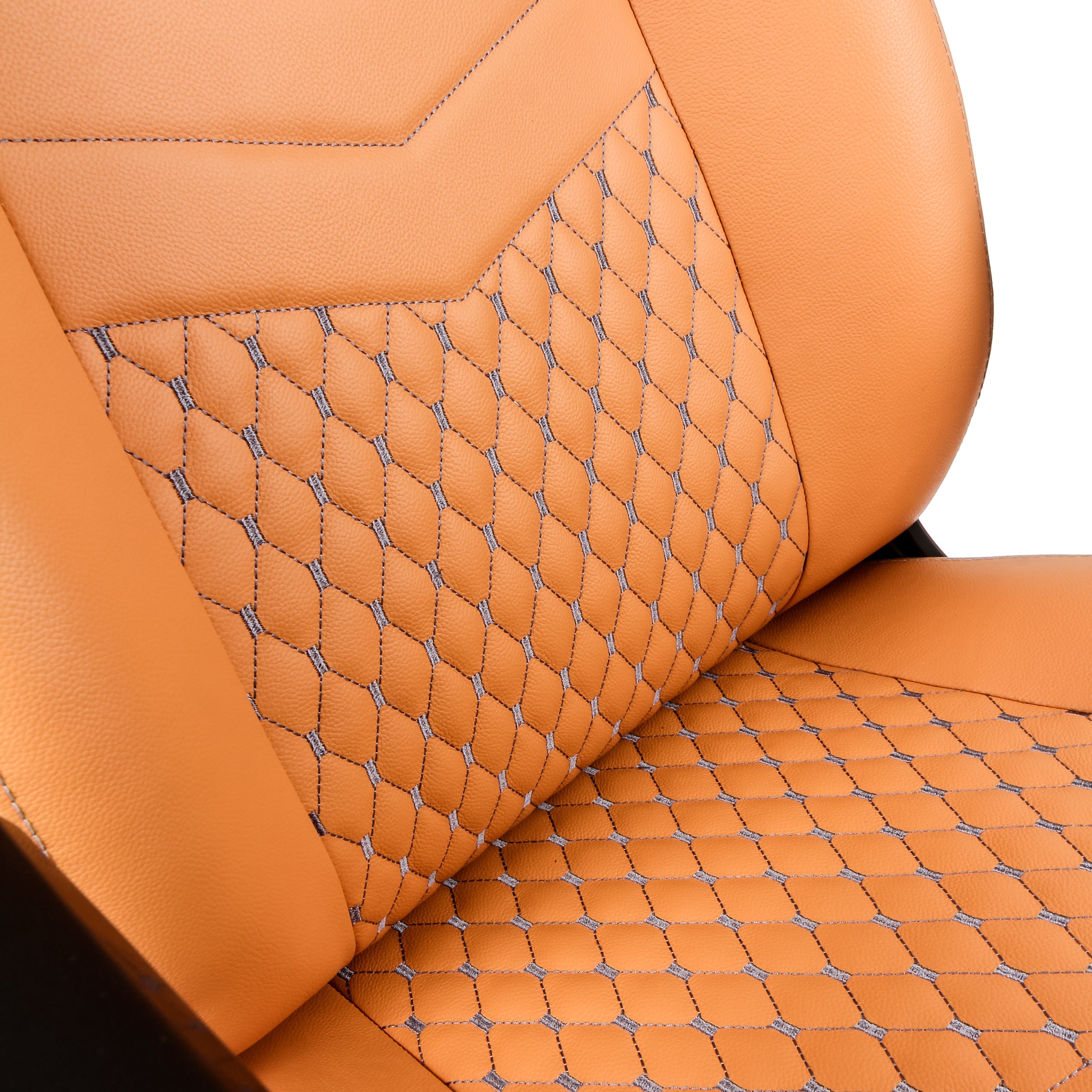 ICON Gaming Chair - cognac/black - Real Leather