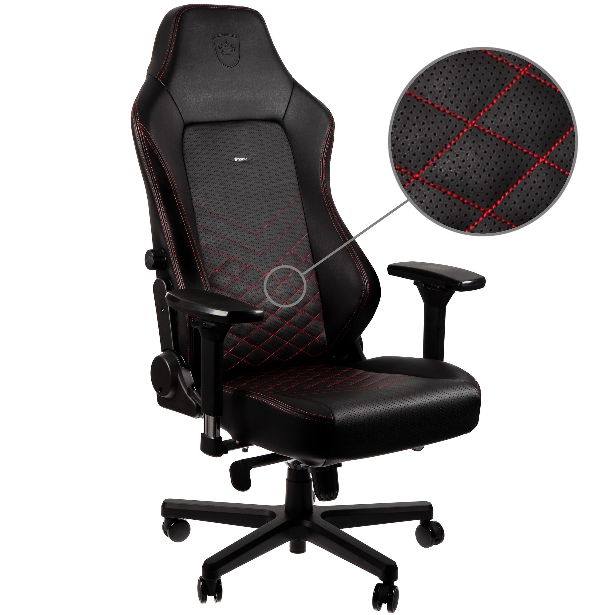 HERO Gaming Chair - black/red - PU Leather