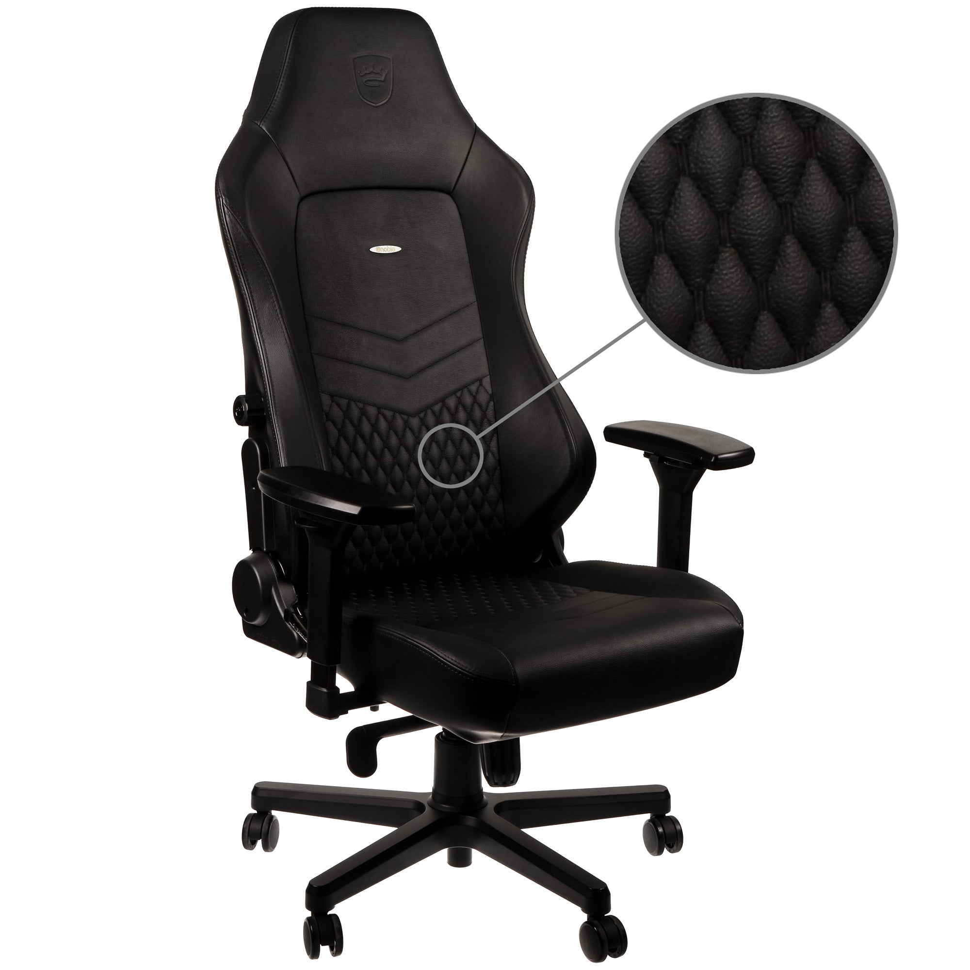 HERO Gaming Chair - black - Real Leather
