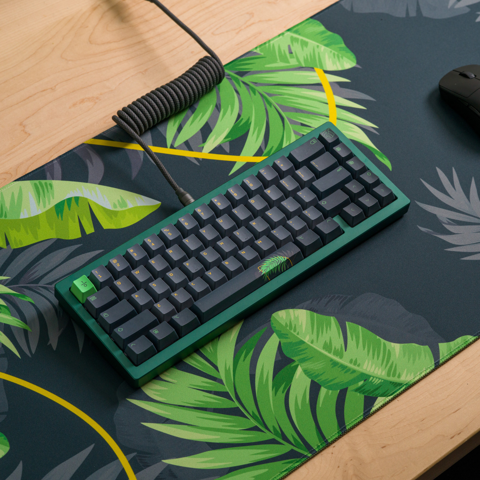 Custom Keycap Set - Jungle Green