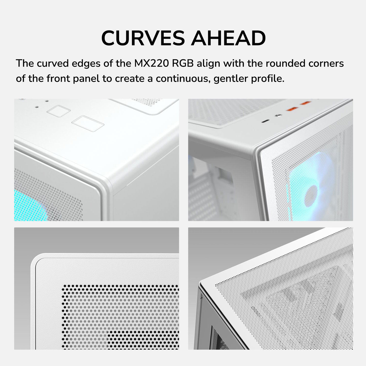 MX220 Blanc - Boîtier PC