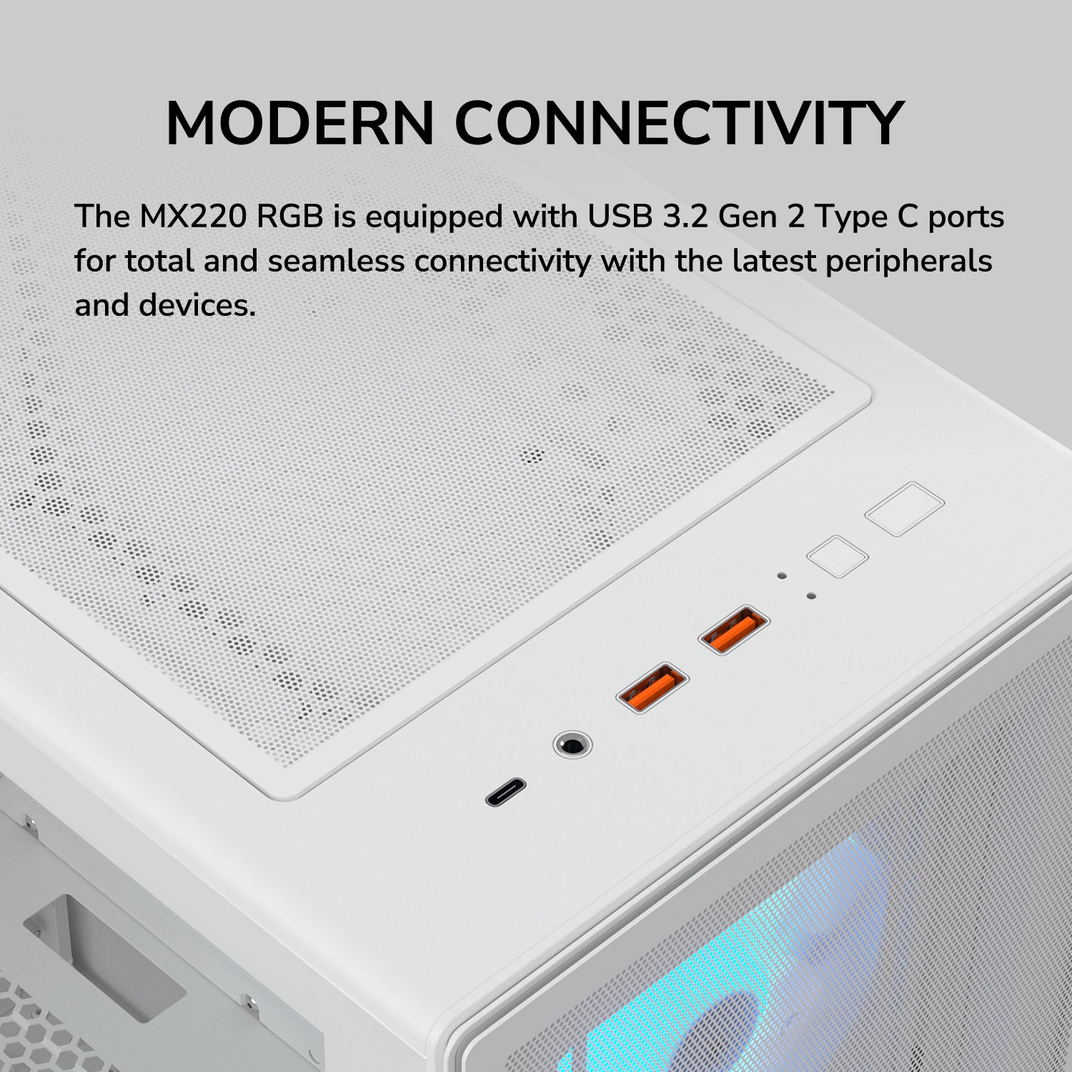 MX220 Blanc - Boîtier PC