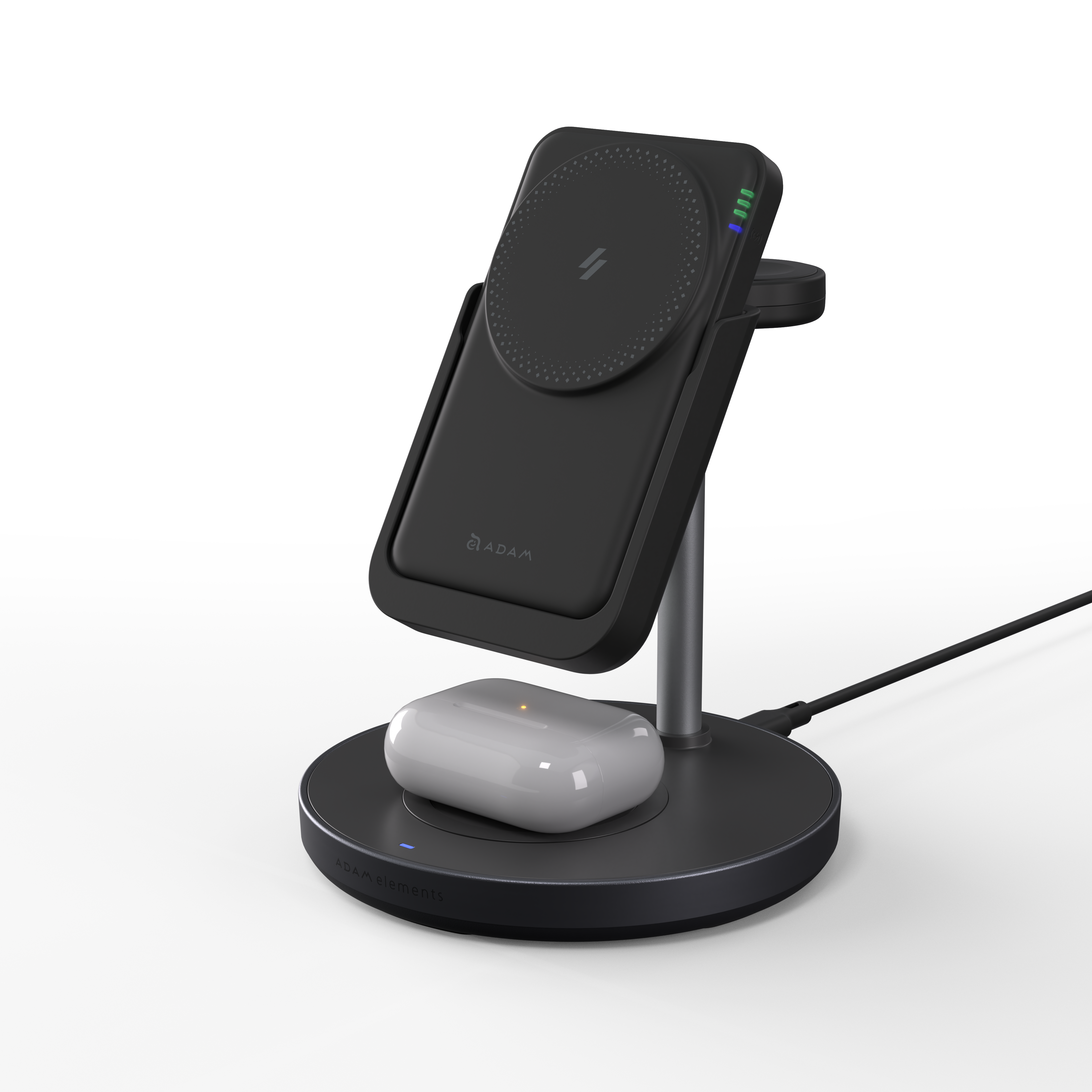 Adaptateur US Mag 5 10 000 mAh - Station de charge sans fil magnétique 5 en 1