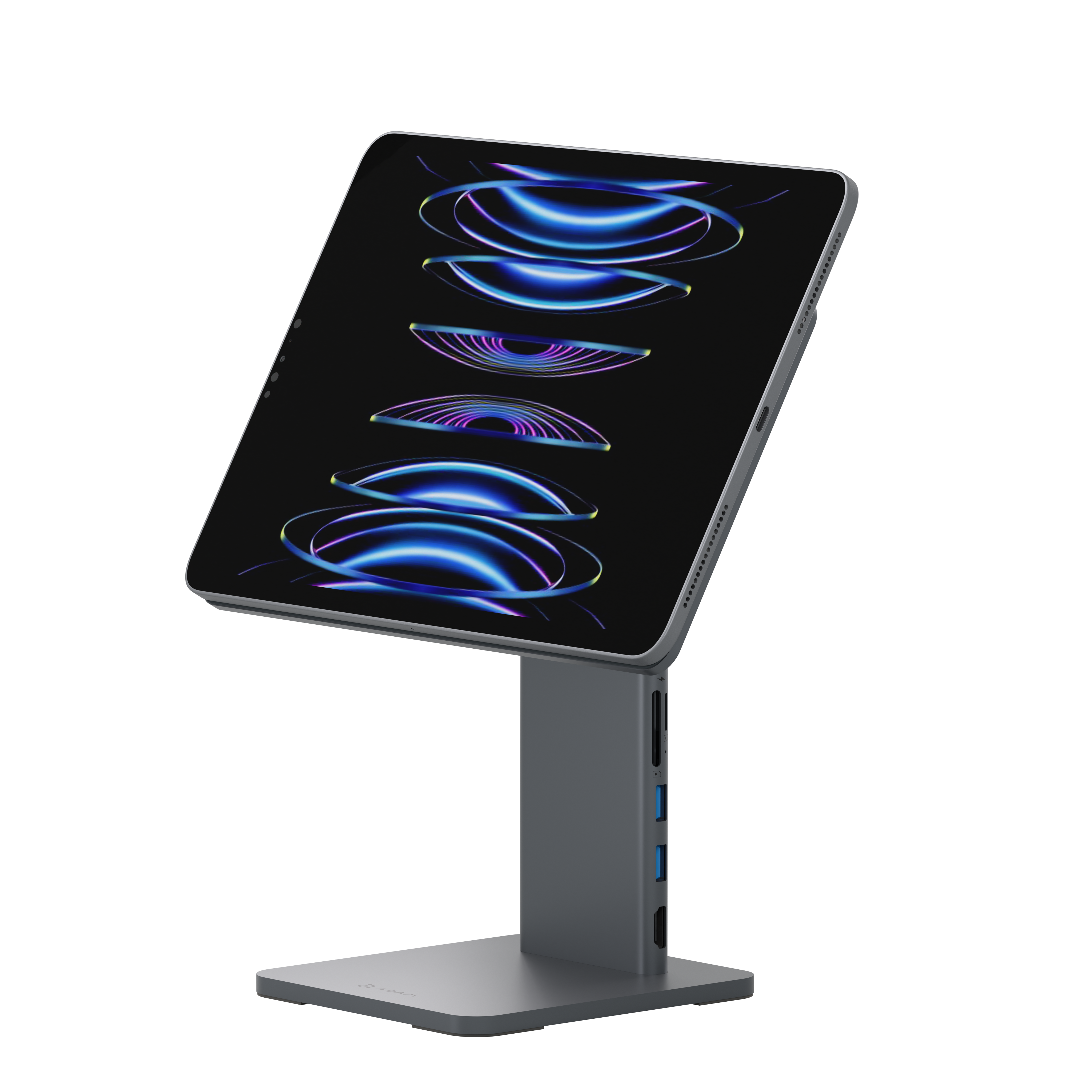 Mag M Pro 12,9'' - Hub USB-C 8 ports avec support magnétique pour iPad