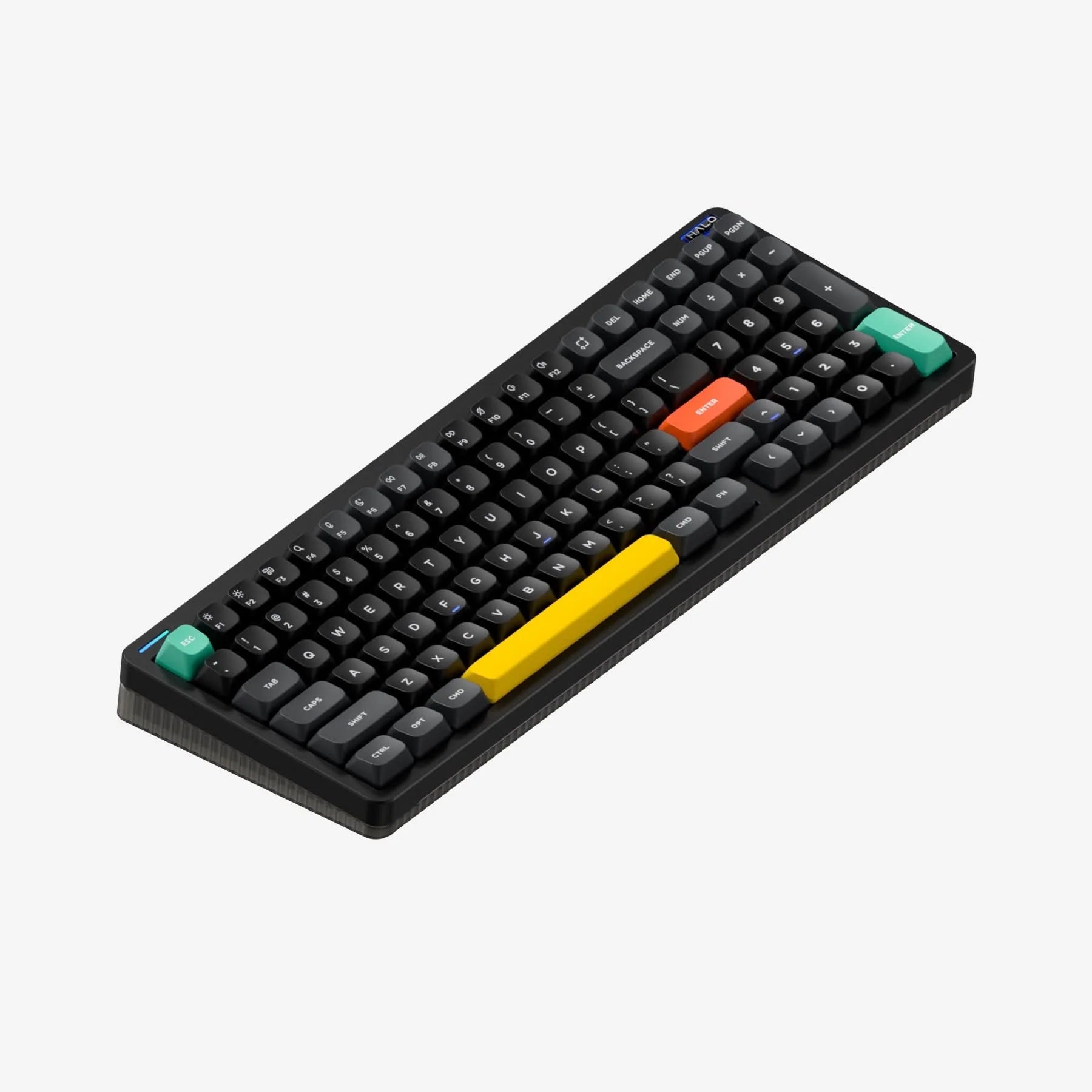 Halo96 V2 - Obsidian Black - Lemon Switches