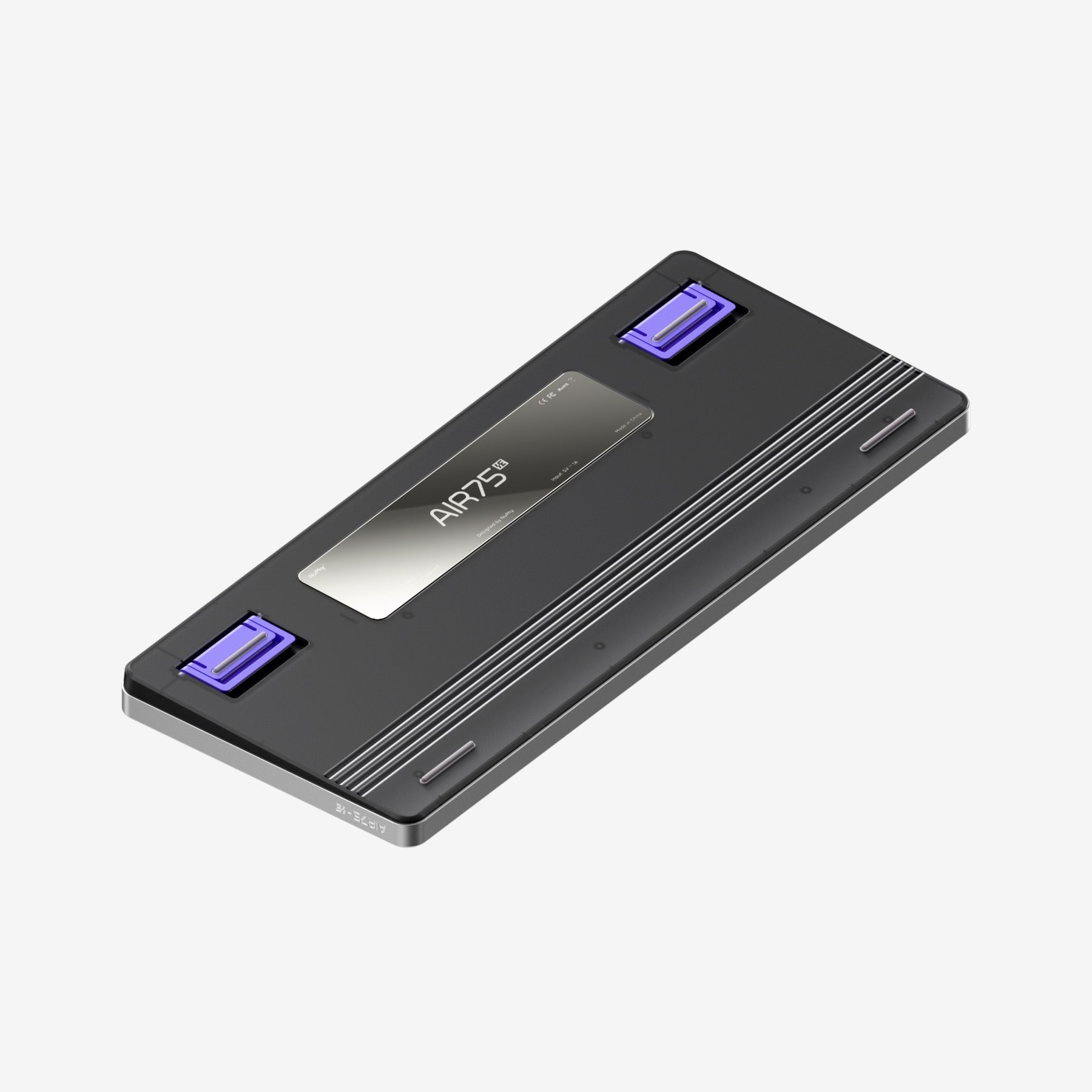 Air75 HE - Silver - Low Profile Magnetic Jade