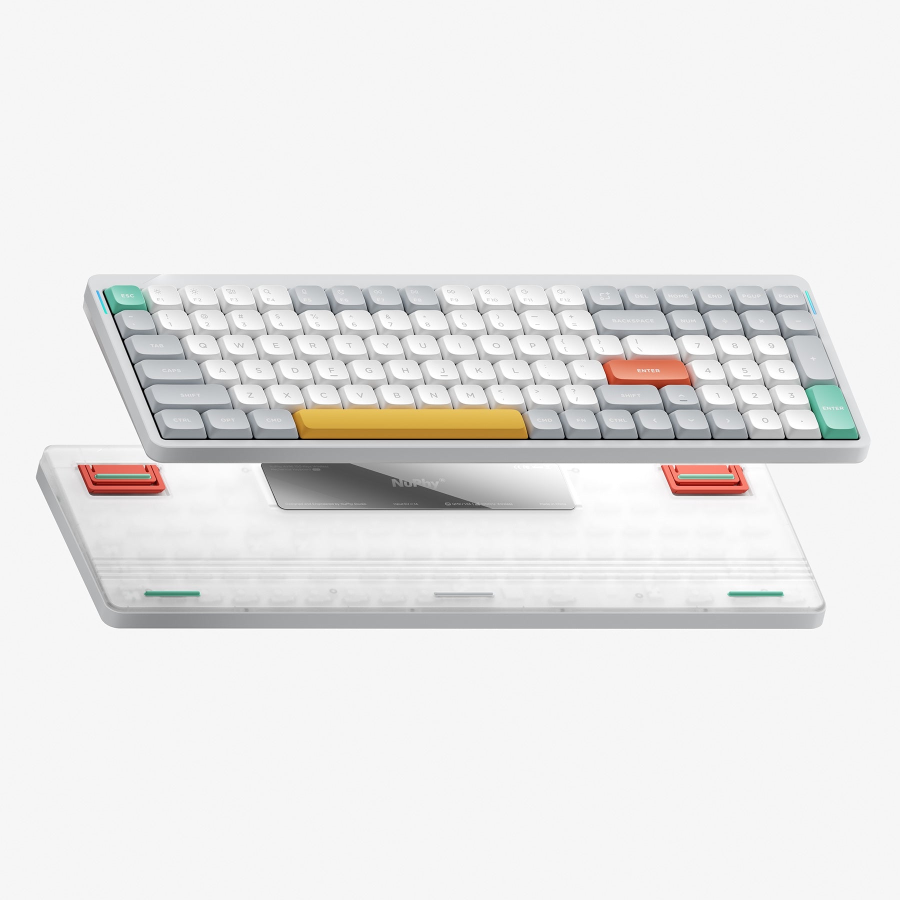 Air96 V2 - Iconic White - Wisteria Switches