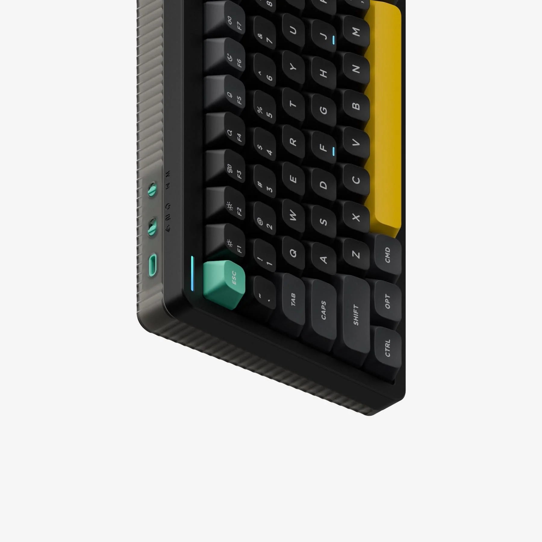 Halo96 V2 - Obsidian Black - Lemon Switches
