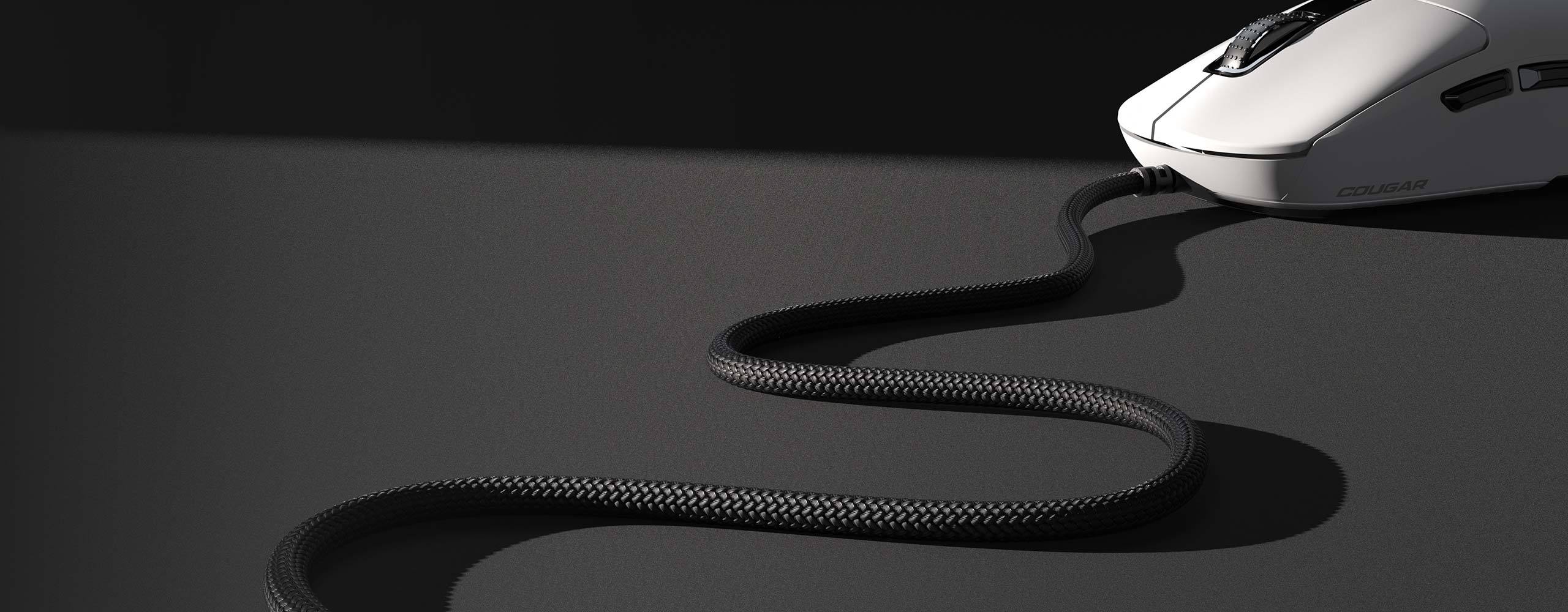 Minos Neo White (filaire) - Souris de jeu