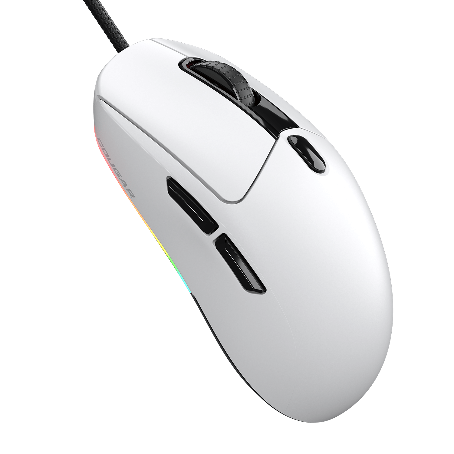 Minos Neo White (filaire) - Souris de jeu