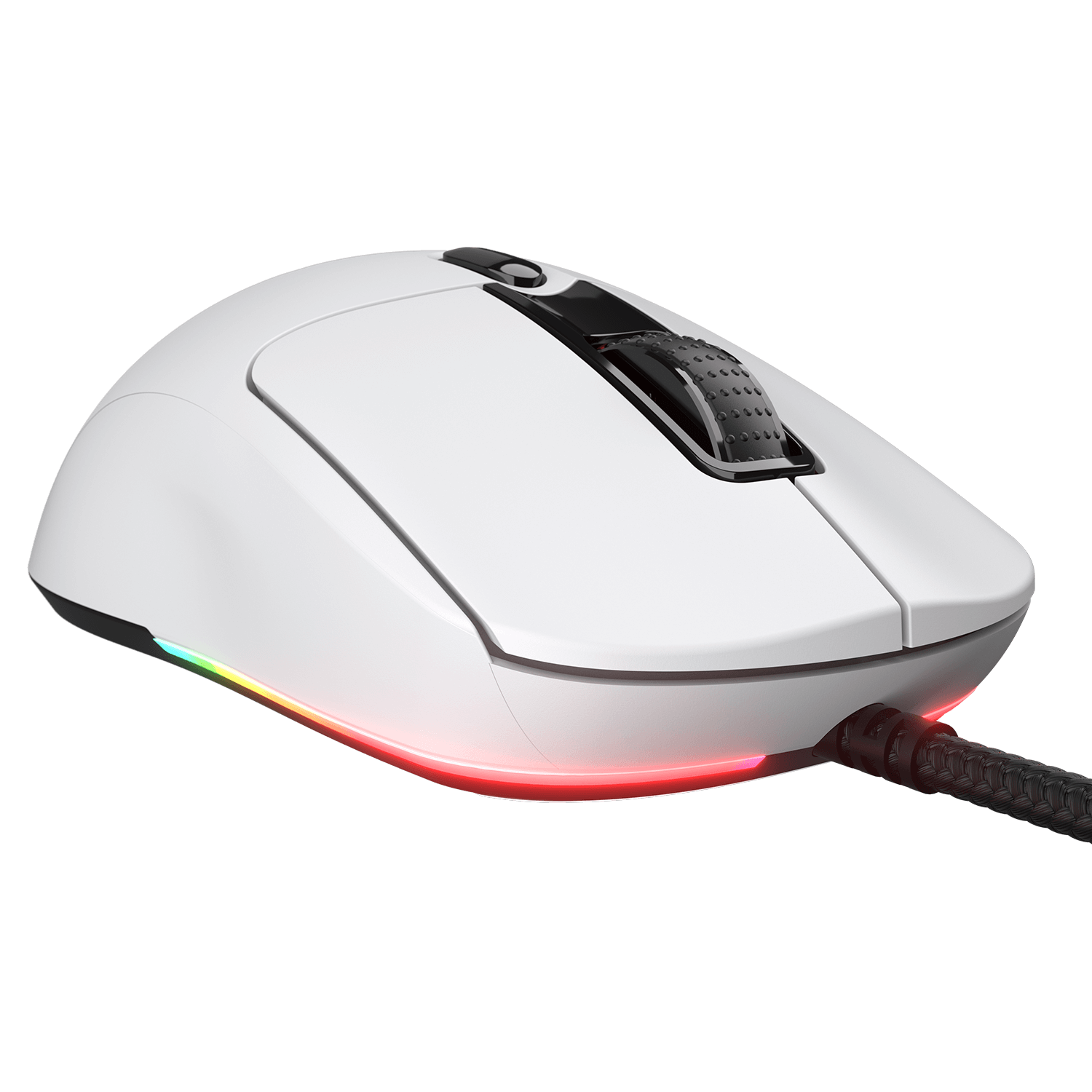 Minos Neo White (filaire) - Souris de jeu