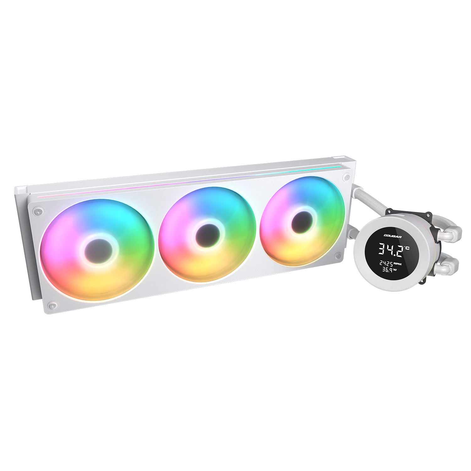 Poseidon Vistek 360 ARGB Blanc - Refroidissement liquide