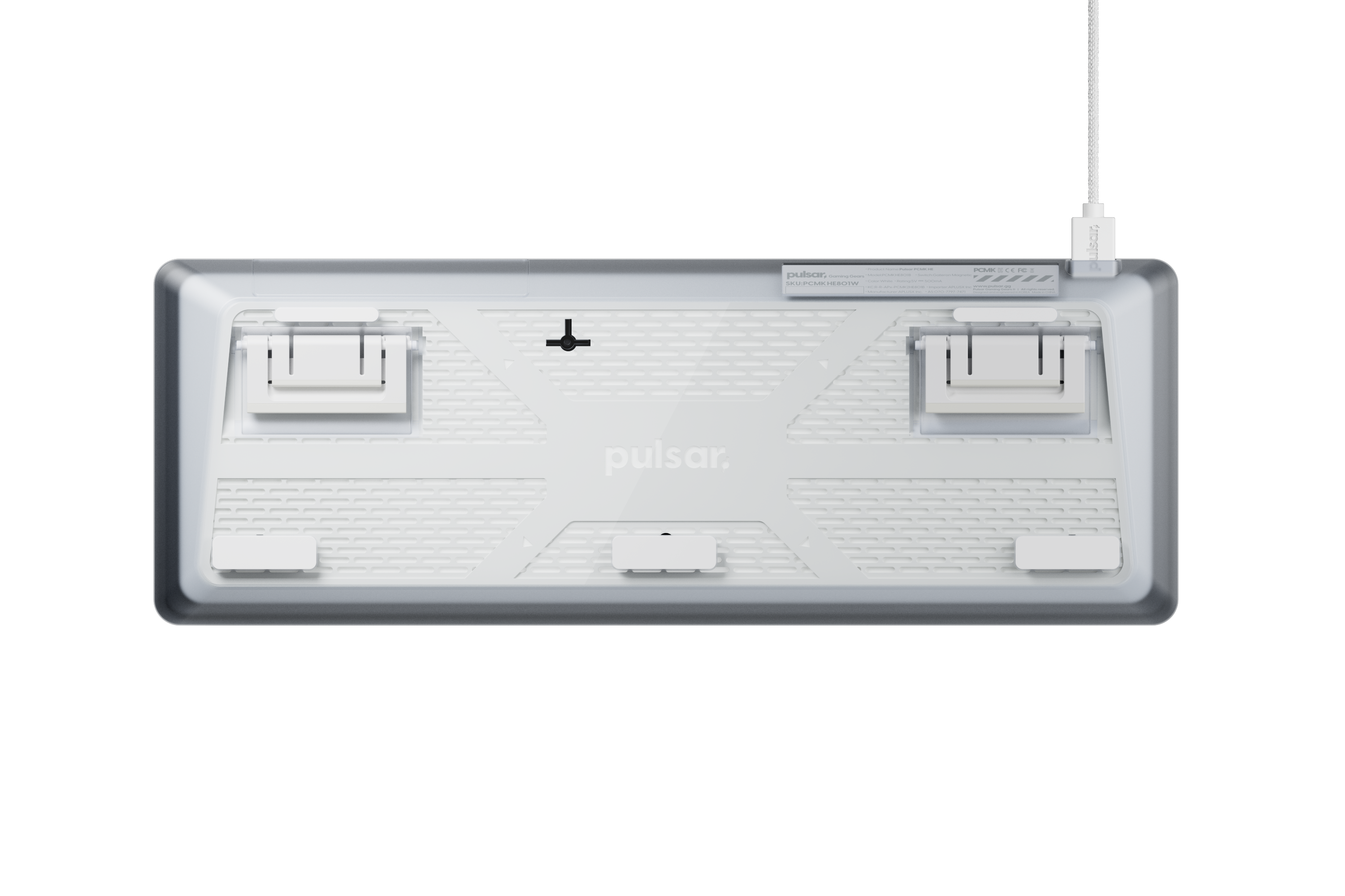 PCMK 3 HE 60 - Hall Effect Keyboard - White