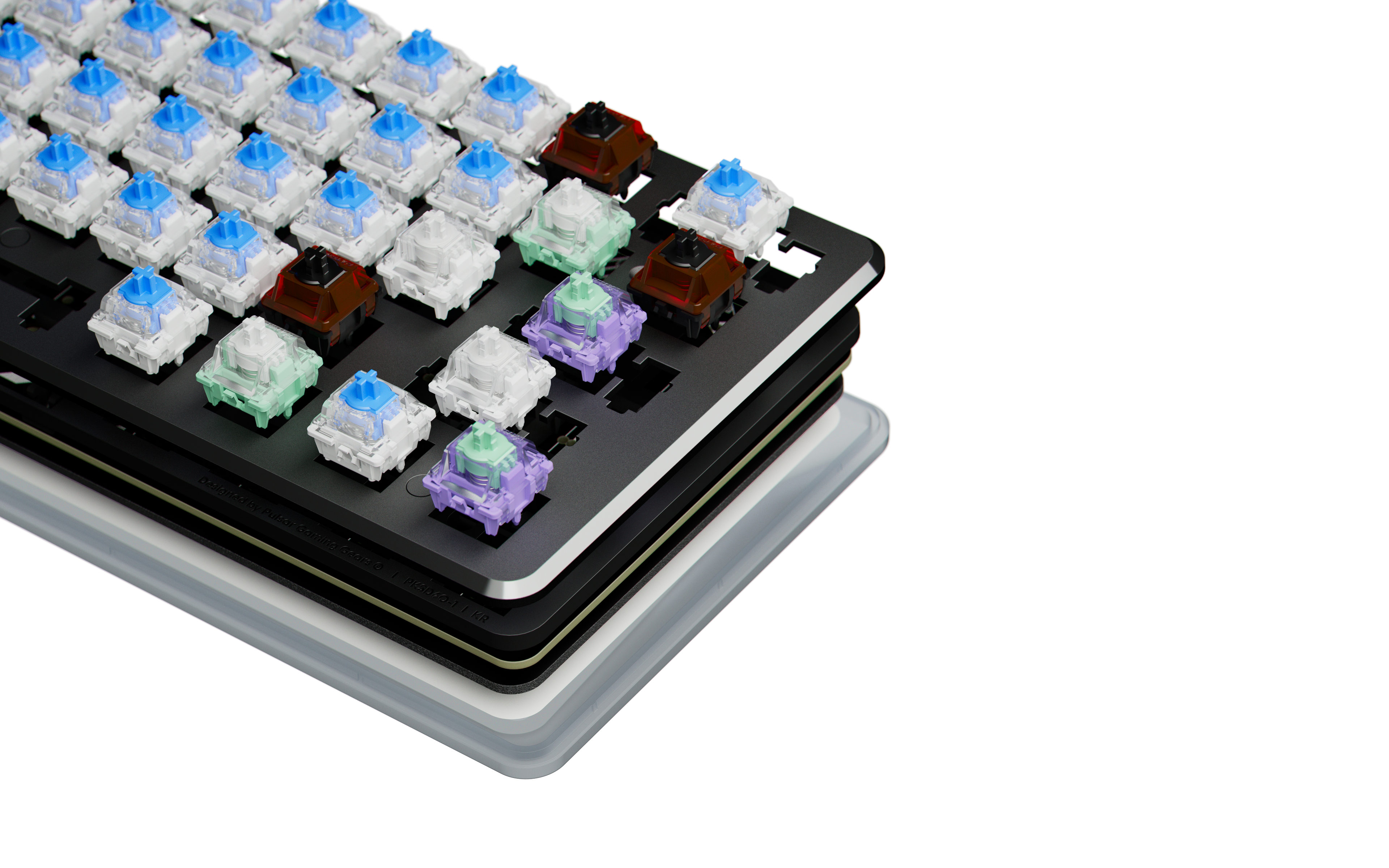 PCMK 3 HE 60 - Hall Effect Keyboard - White