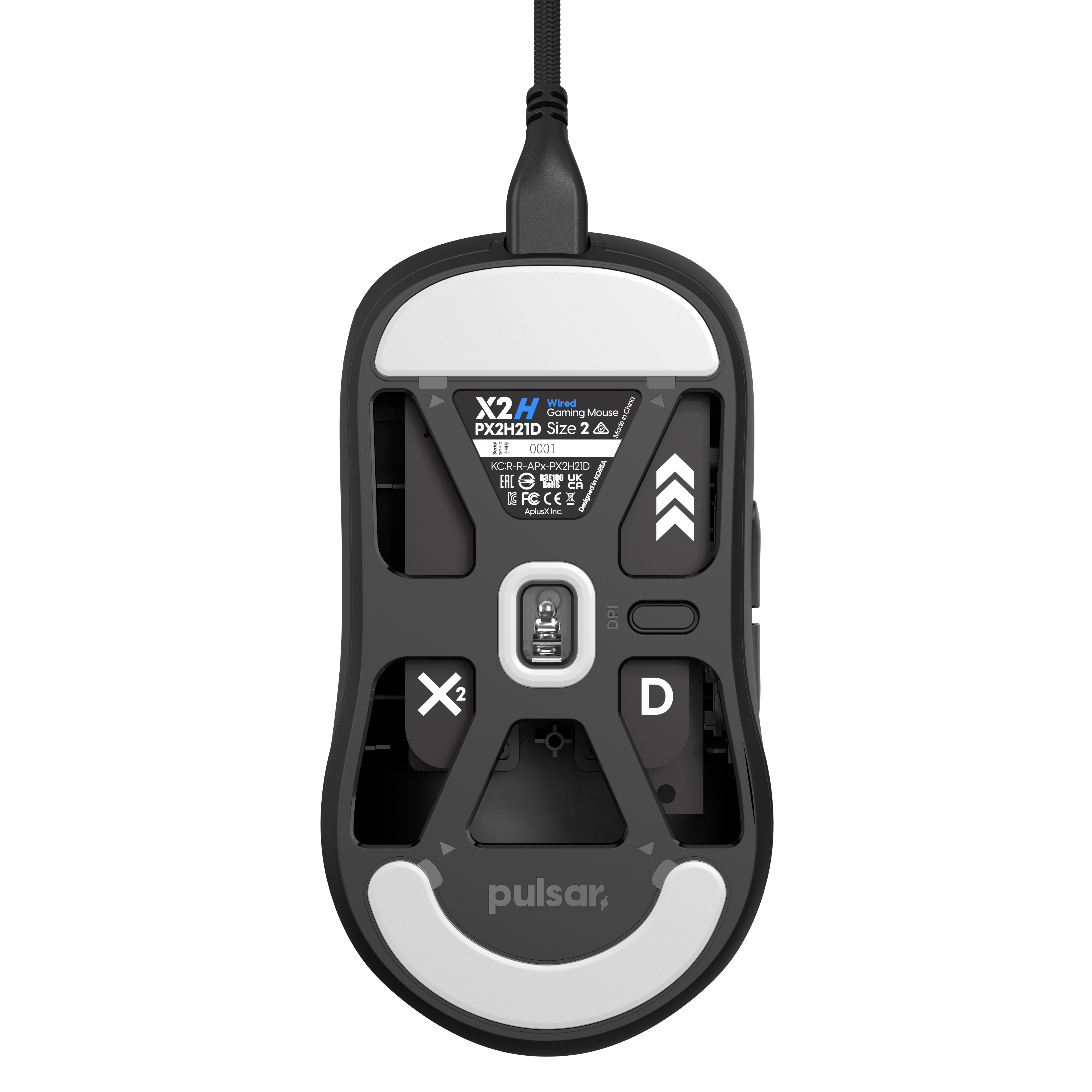 X2H Wired - Taille moyenne - Noir