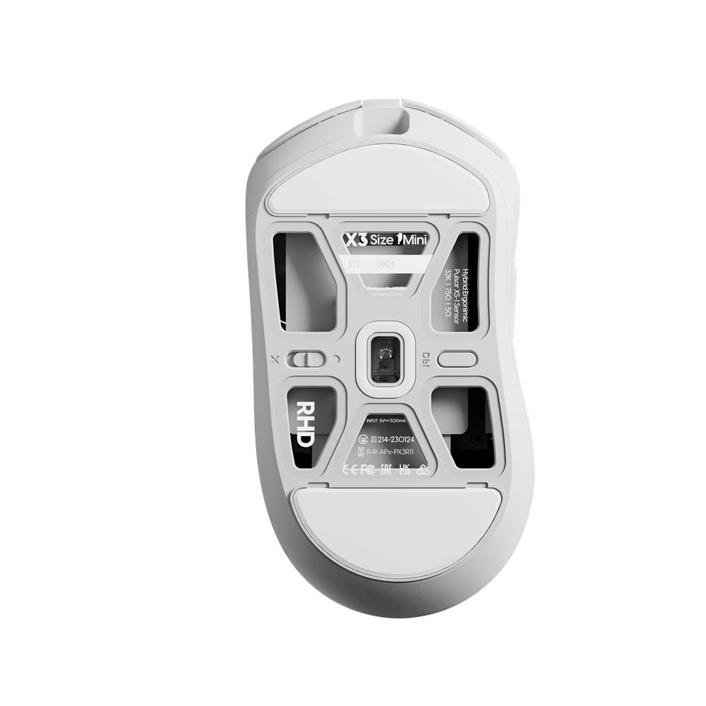 X3 - Wireless Mouse - Size 1 (Mini) - White