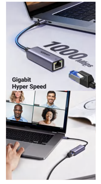 USB-C 3.1 GEN1 To Gigabit Ethernet Adapter