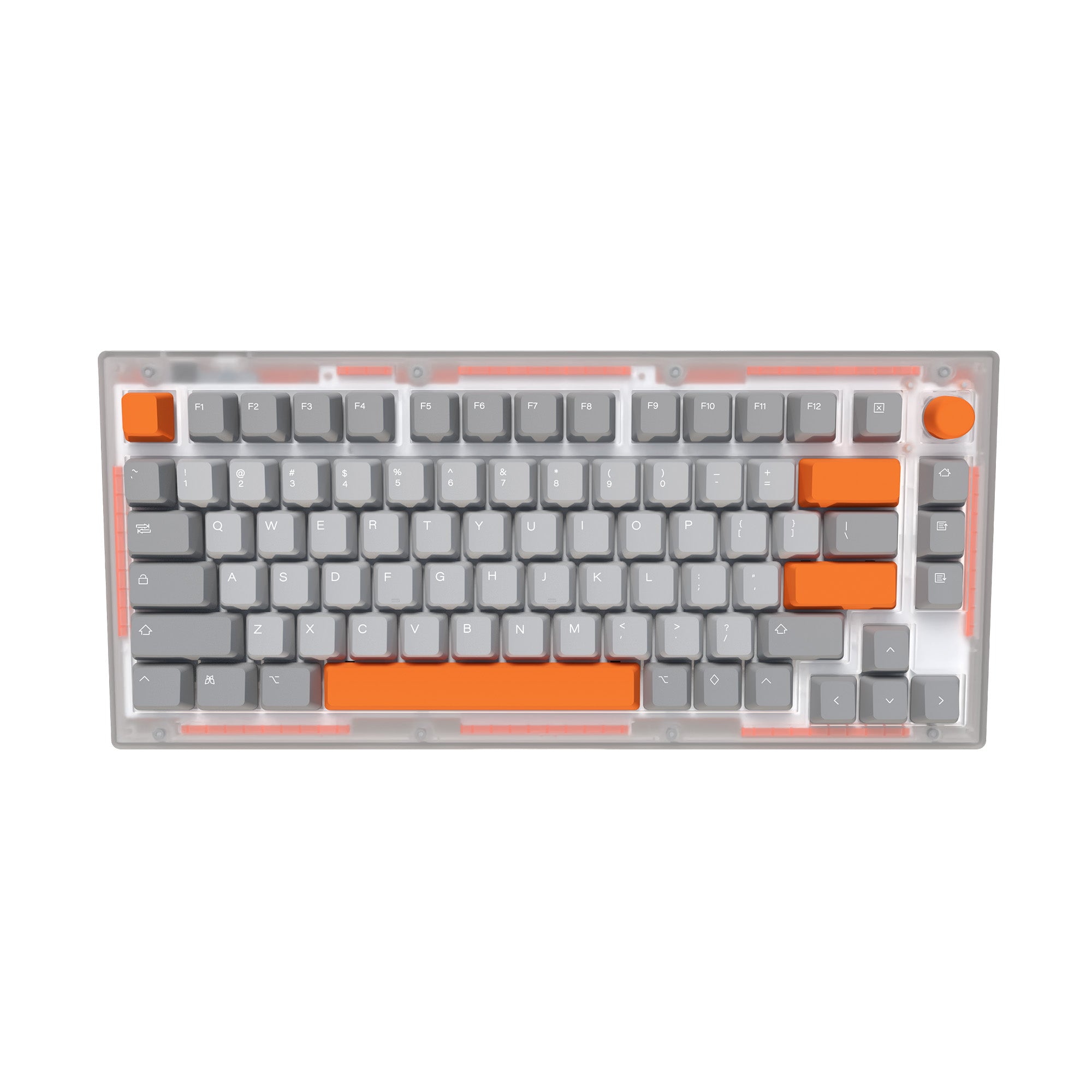 Si75-HE Hall-Effect Keyboard - Orange