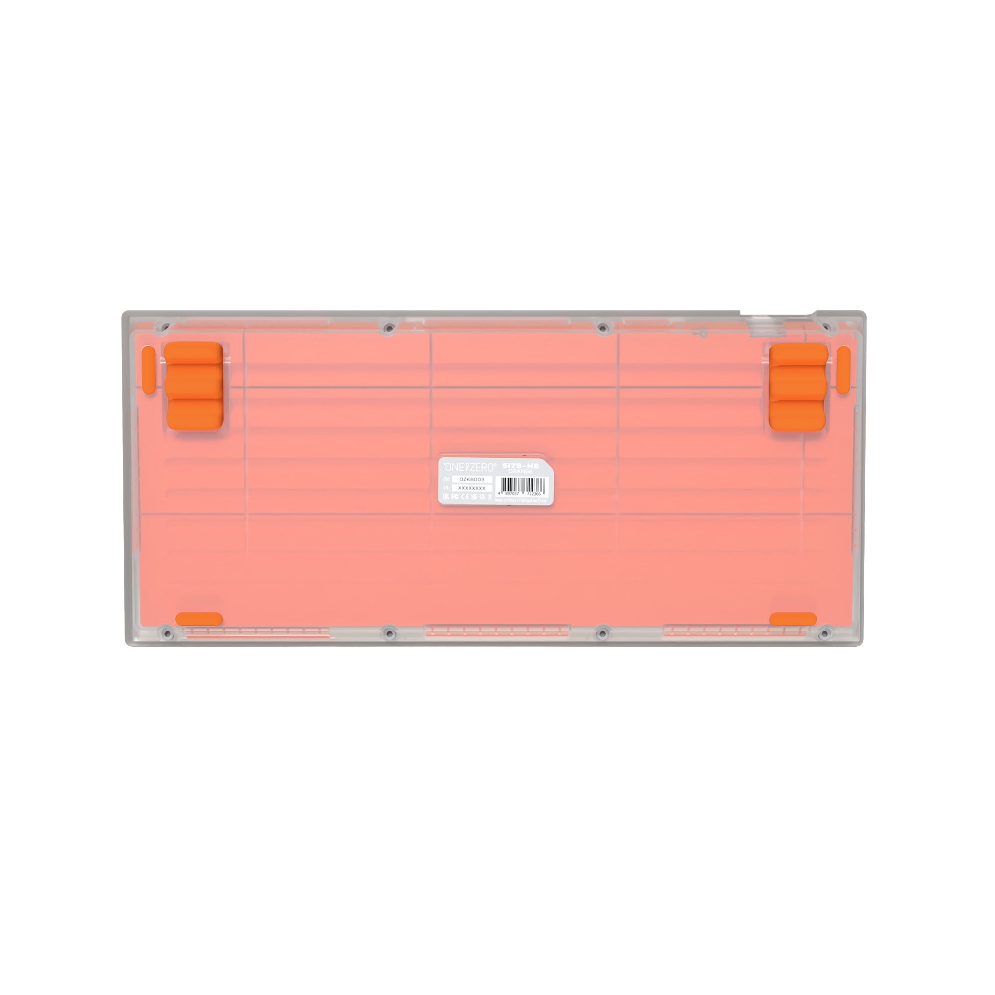 Si75-HE Hall-Effect Keyboard - Orange