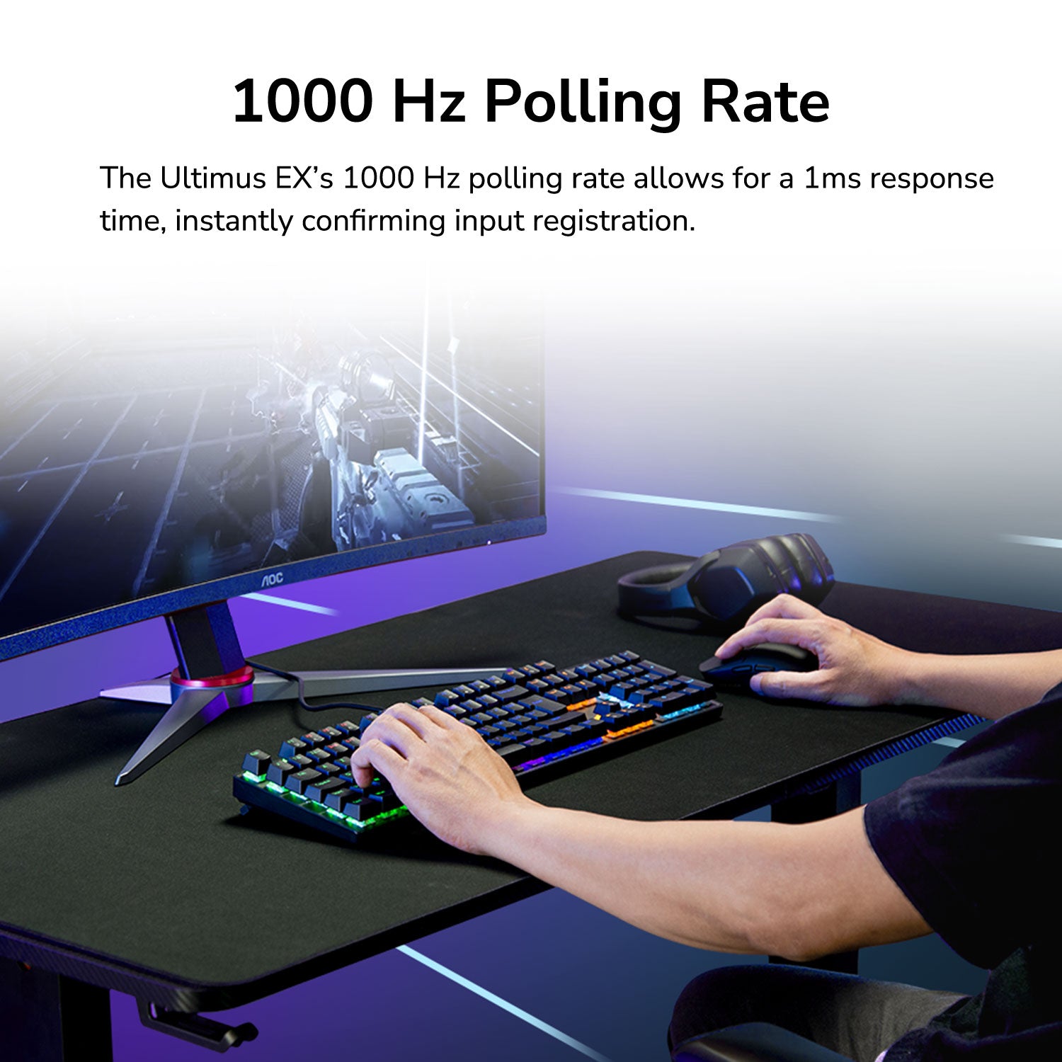 Ultimus EX Blanc - Clavier de jeu