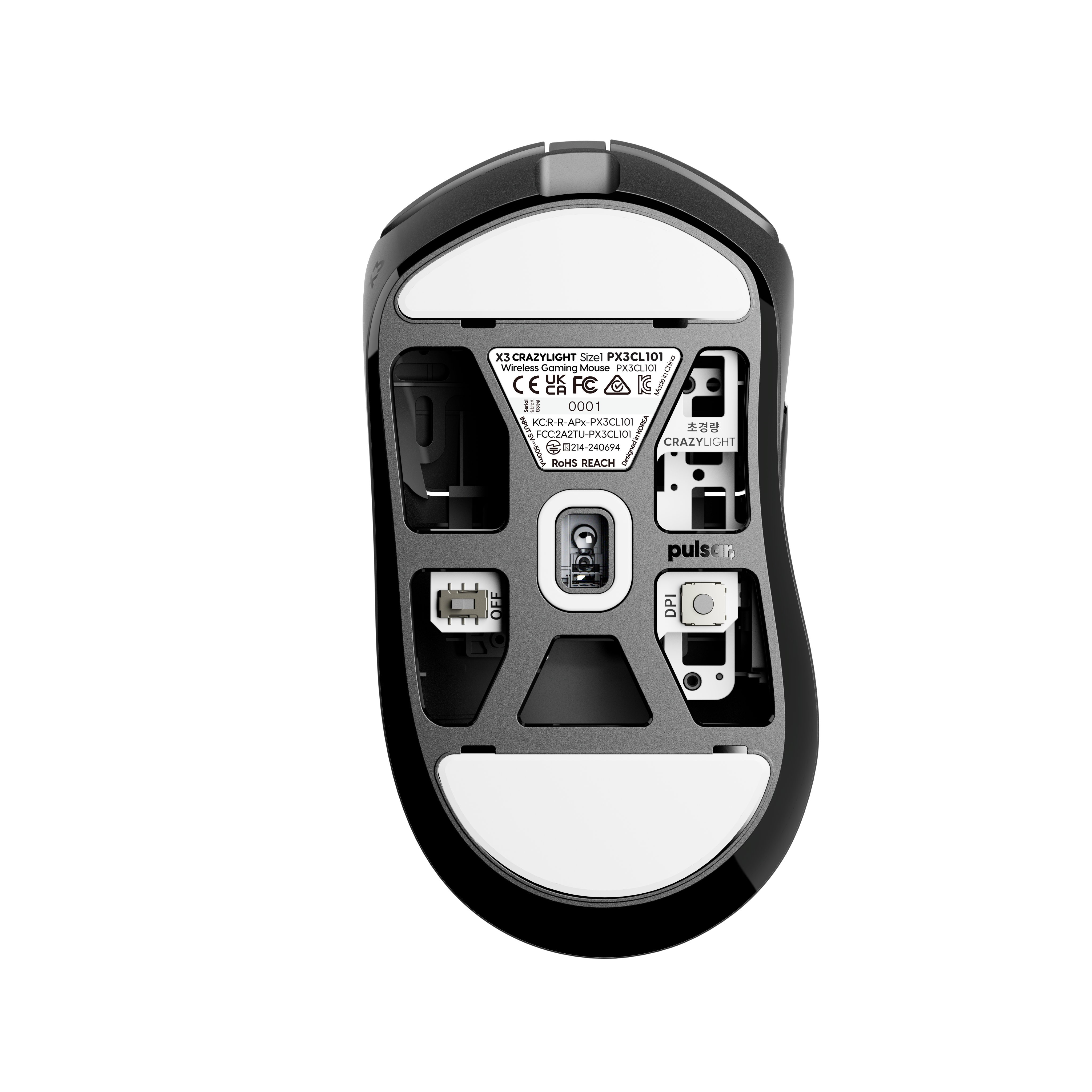 X3 CrazyLight - Jet Black