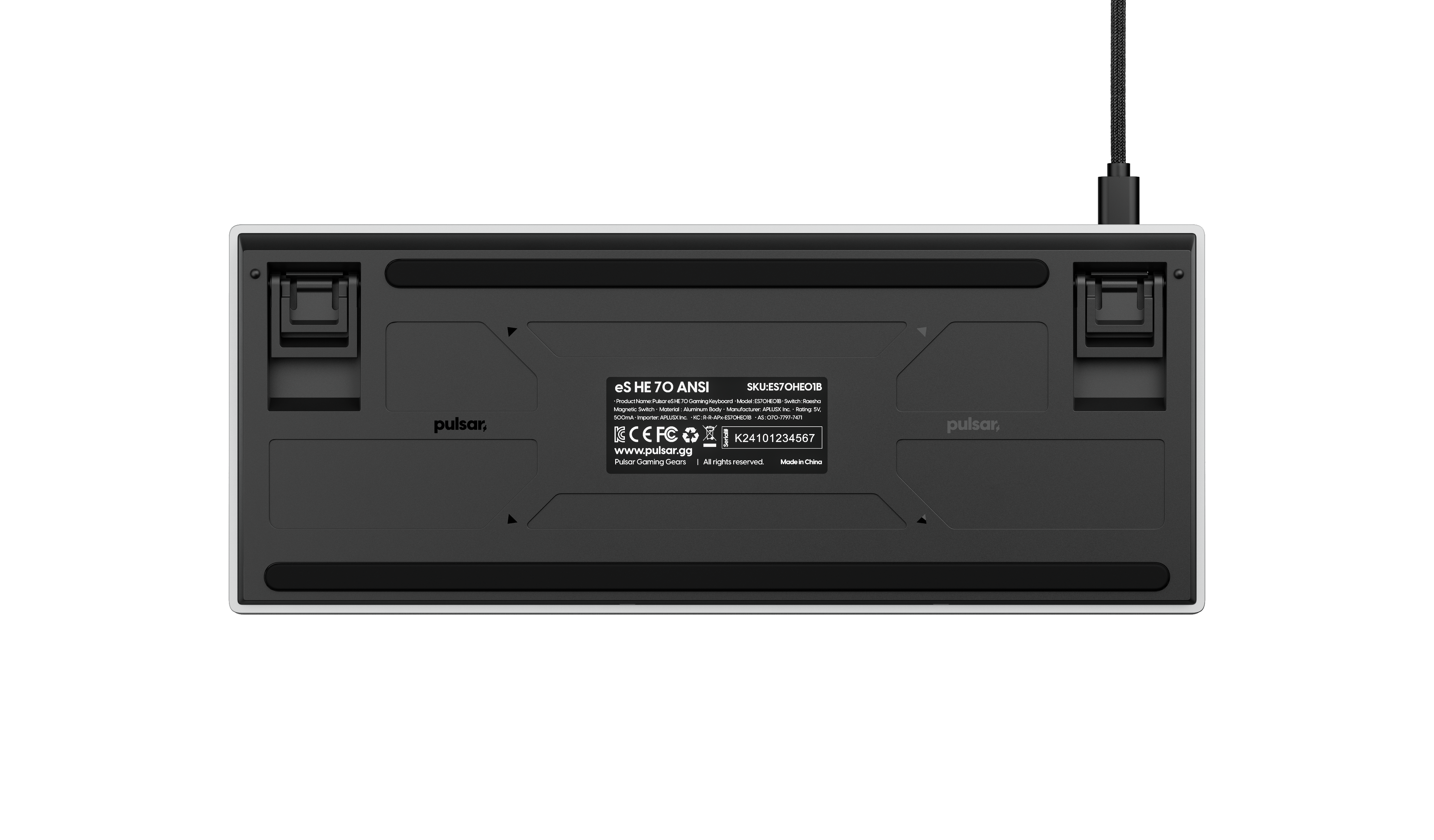 eS HE 70 - Hall Effect Keyboard - Black