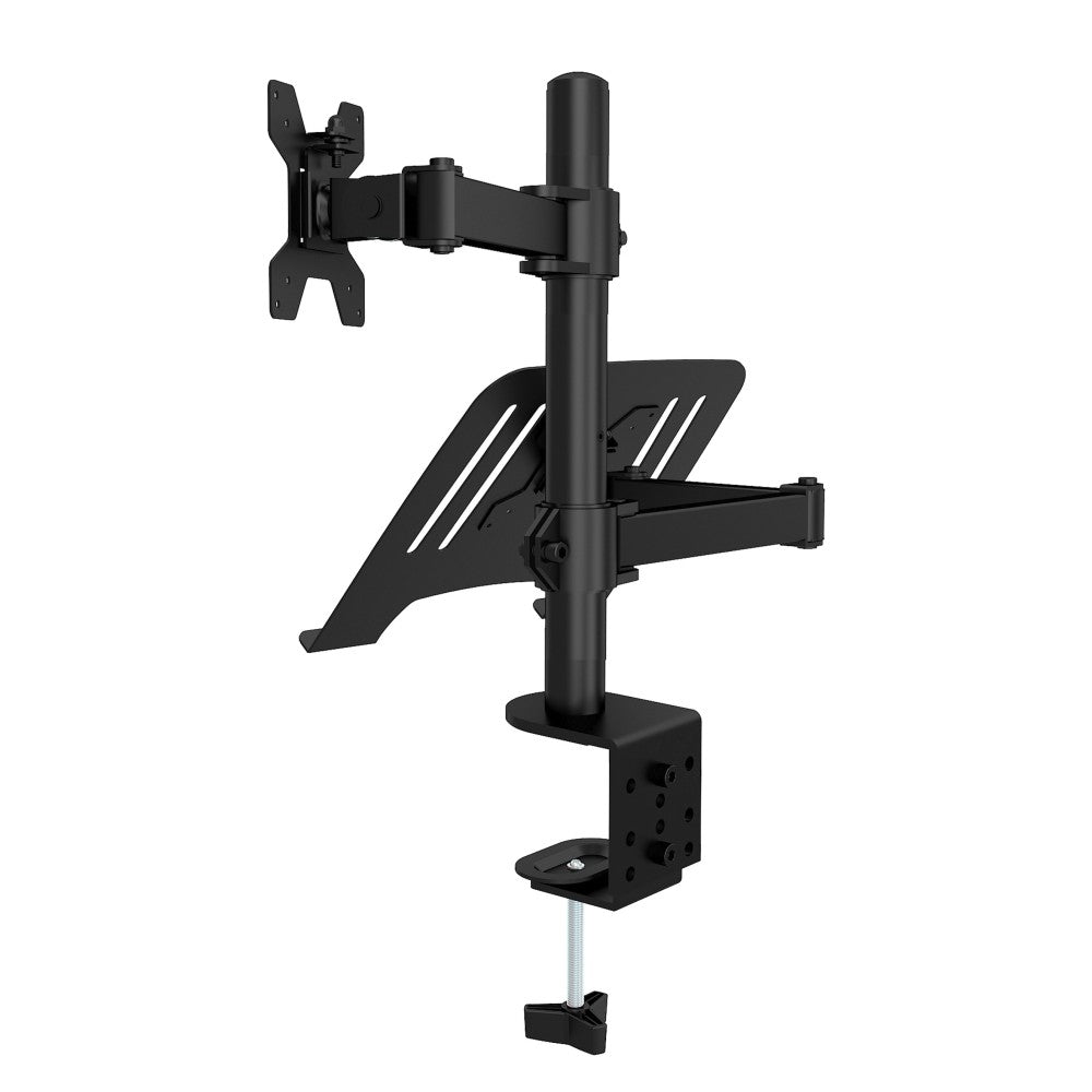 Bras de montage de bureau pour écran 13-32'' et étagère pour ordinateur portable
