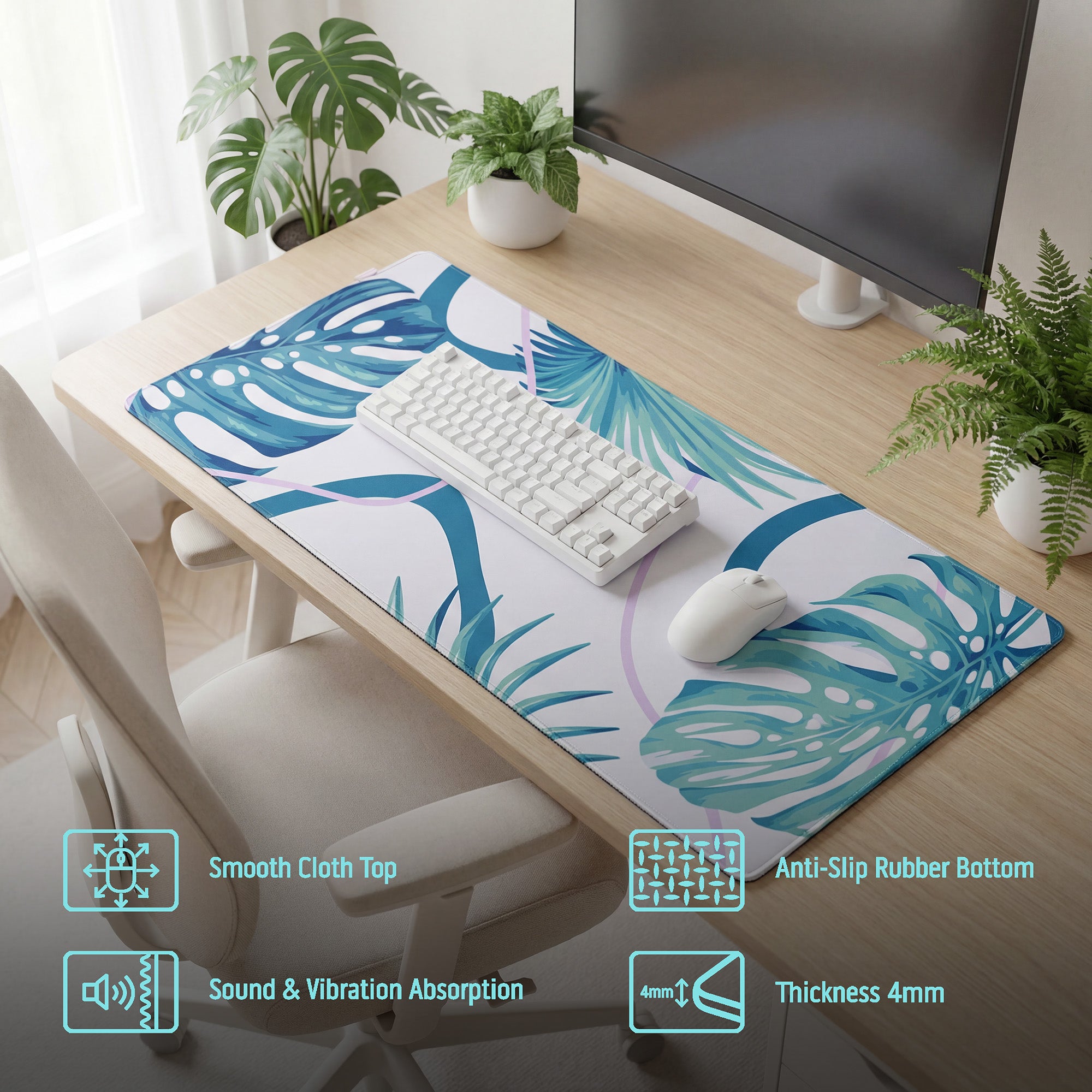 Cloth Deskpad - Lush - Indigo