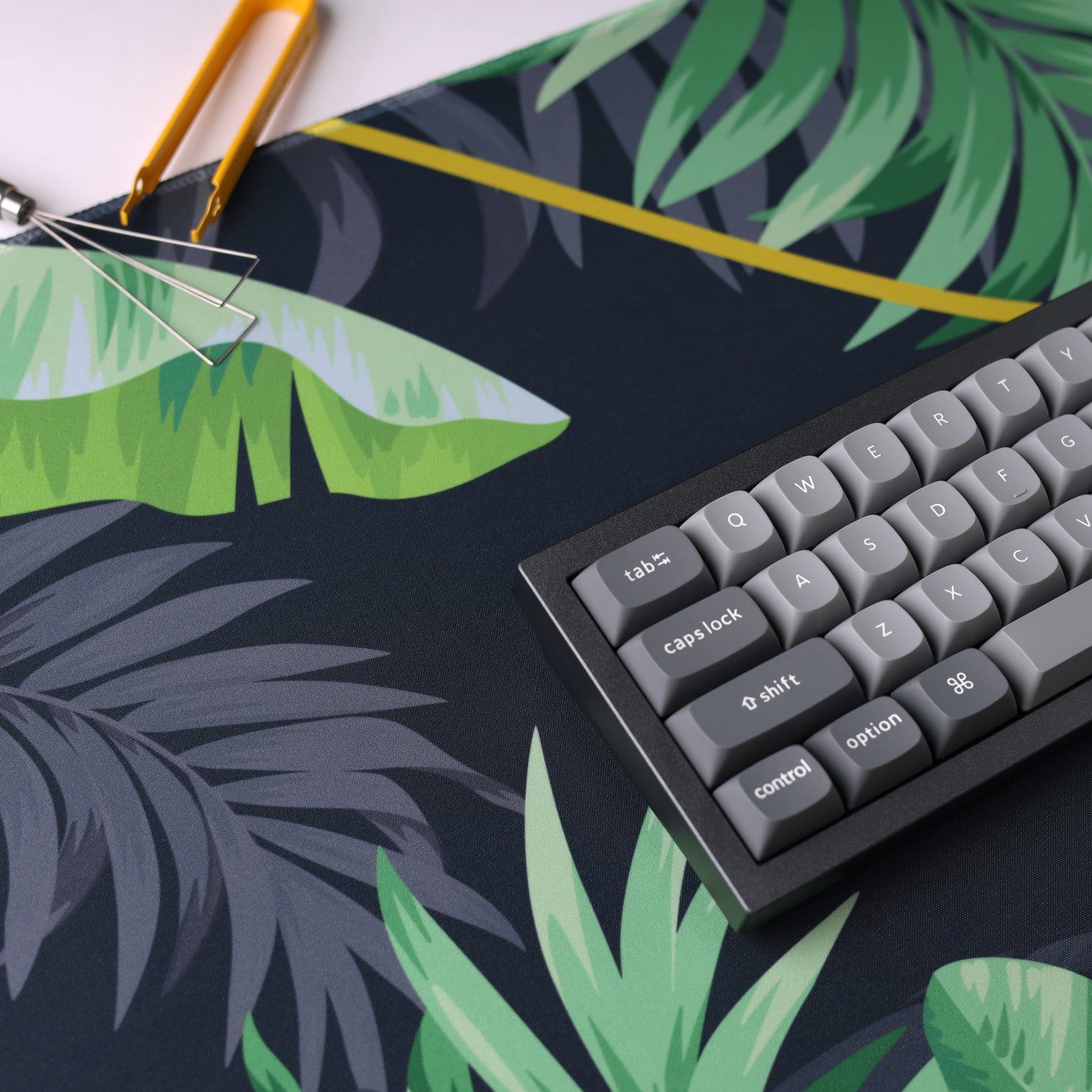 Sous-main en tissu - Lush - Vert jungle