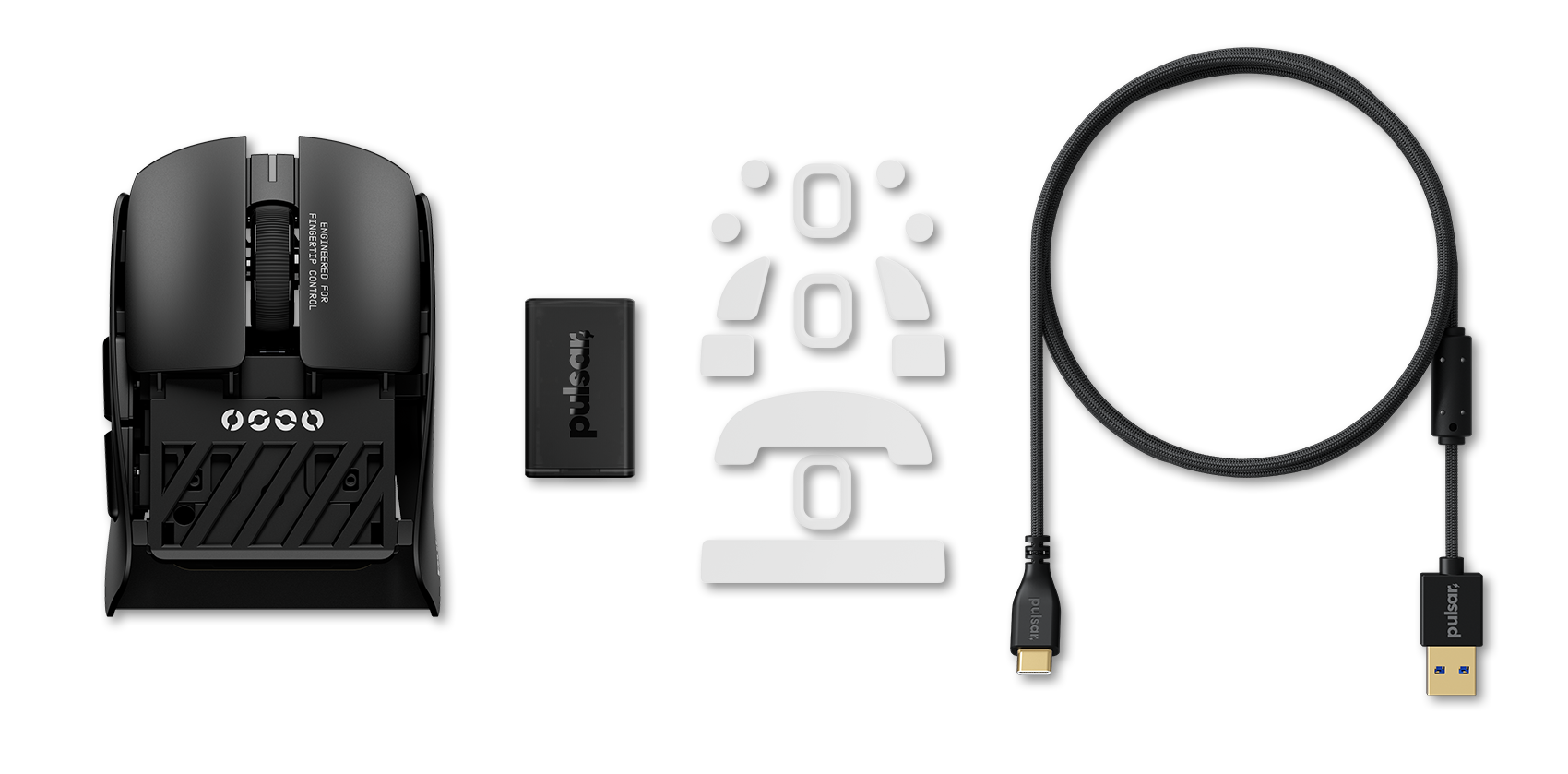 X2F - Fingertip Gaming Mouse - Black