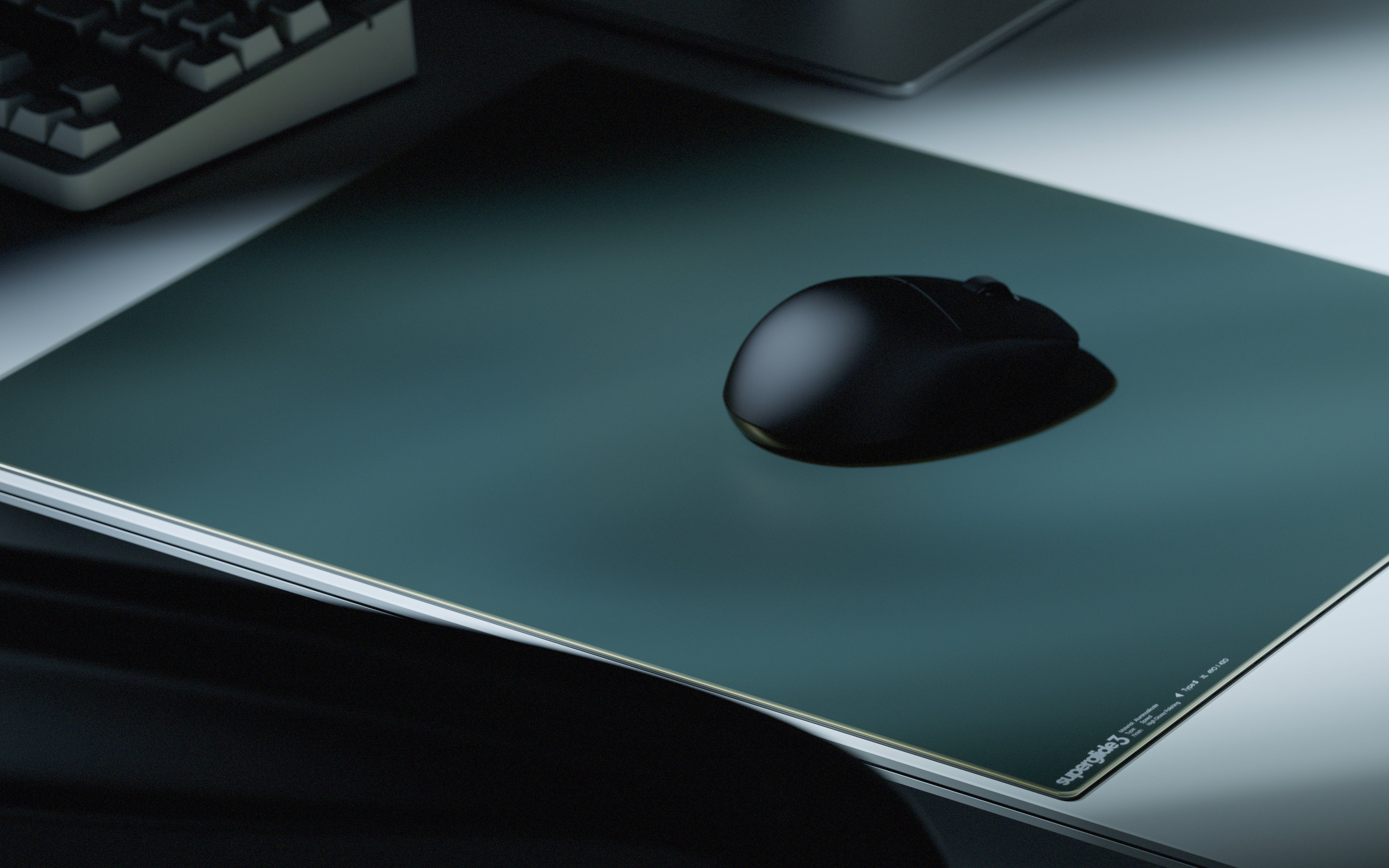 Tapis de souris en verre Superglide3 - XL - Vert