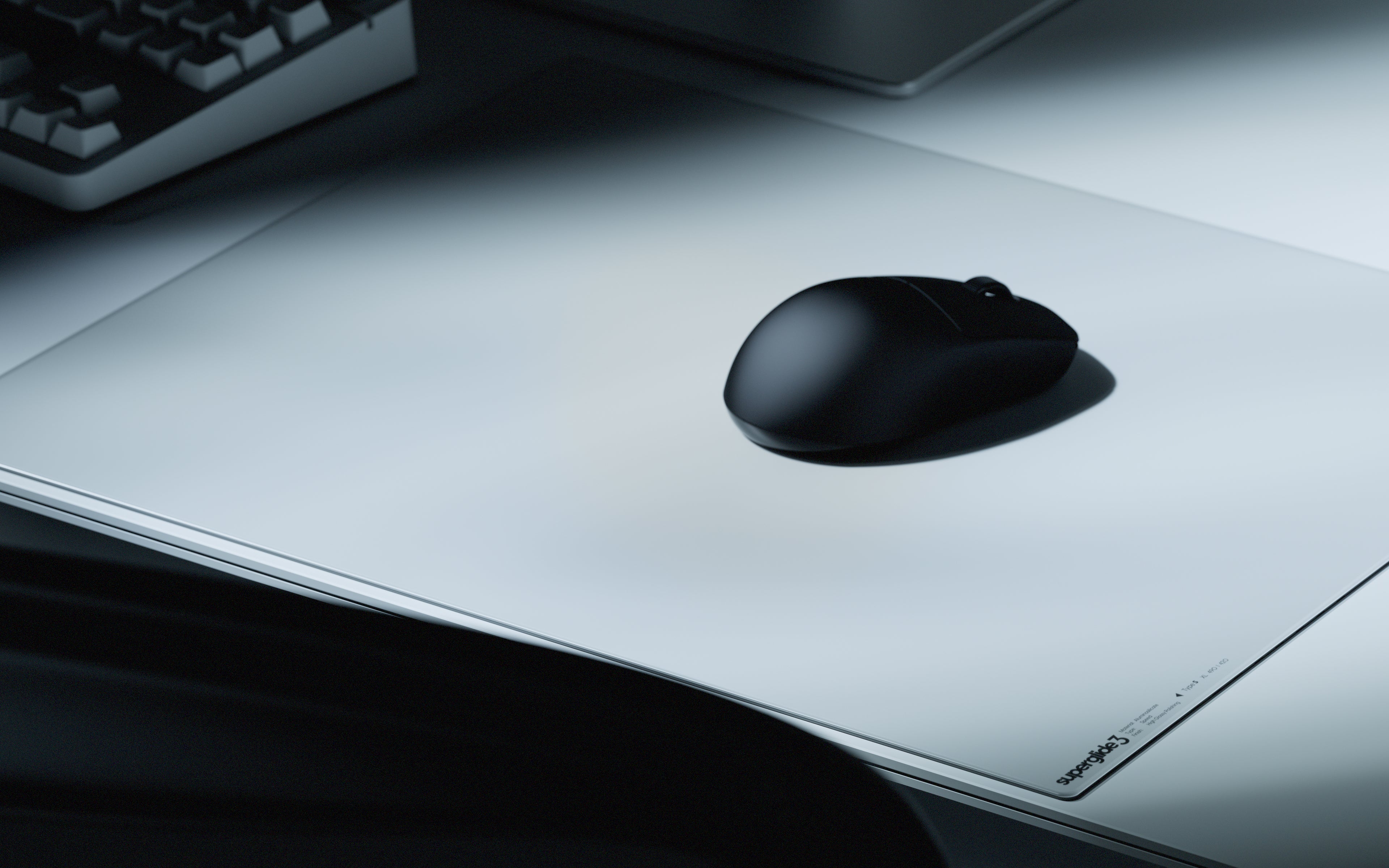 Tapis de souris en verre Superglide3 - XL - Blanc