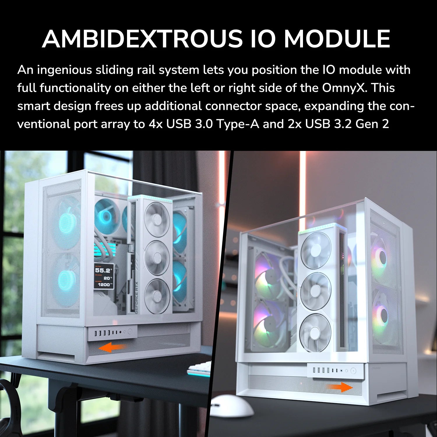 OmnyX - White - PC Case