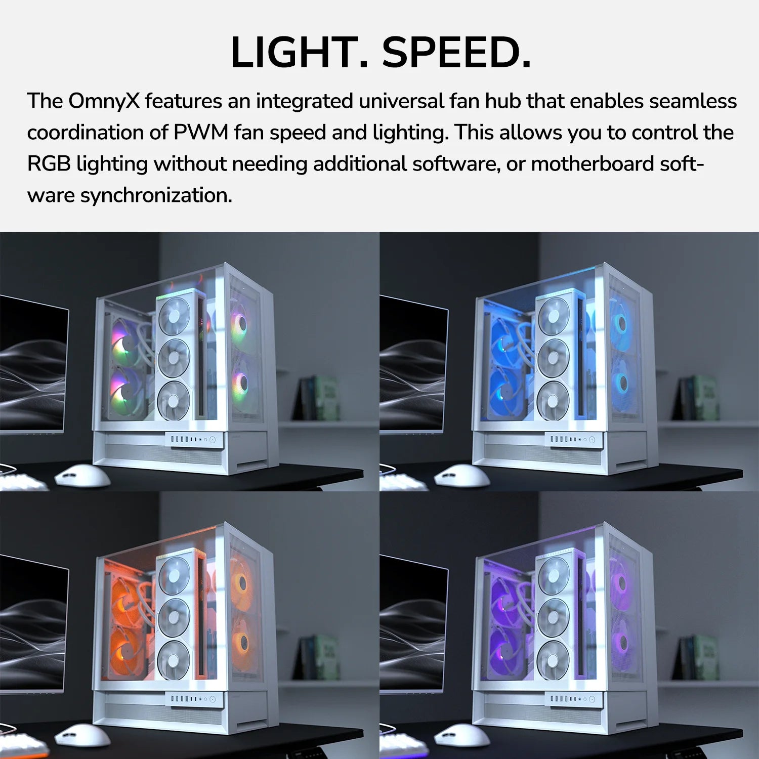 OmnyX - White - PC Case