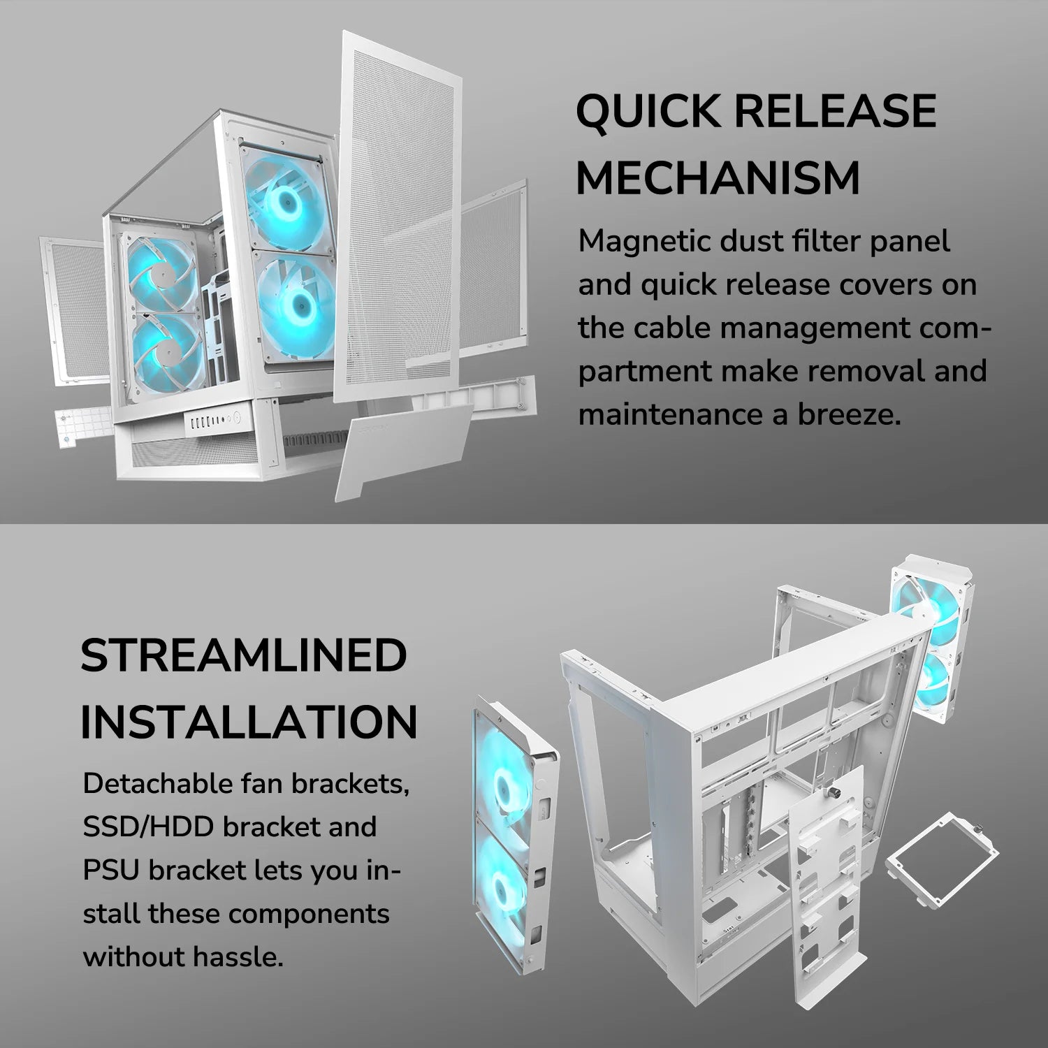 OmnyX - White - PC Case