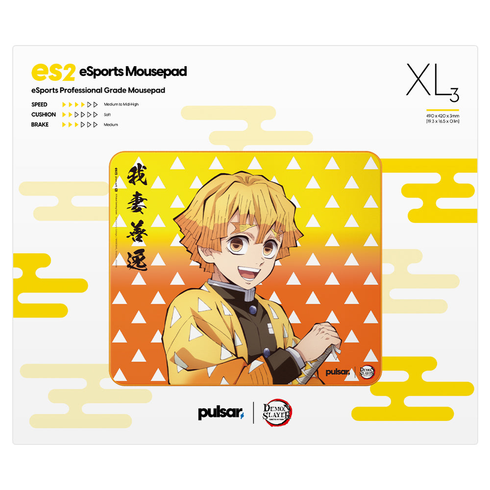 Agatsuma Zenitsu - eSports Mousepad 3mm XL