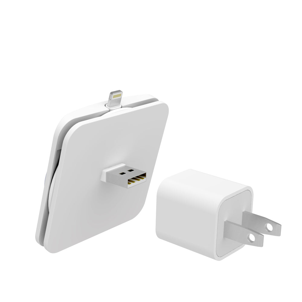 Station d'accueil murale et outil de gestion des câbles Rolio