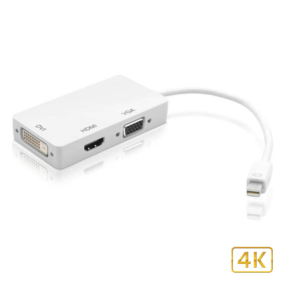 3 in 1 Mini DisplayPort to HDMI/DVI/VGA