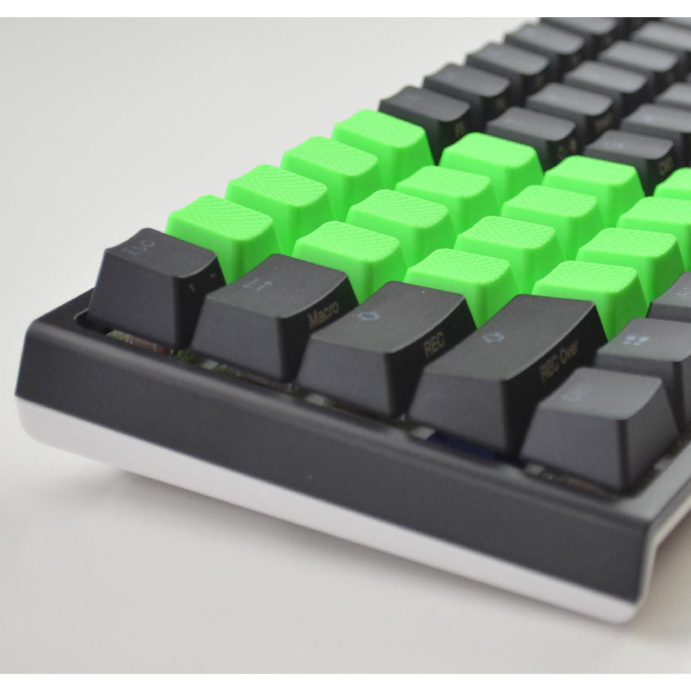 Rubber Keycap Set (18) - Neon Green