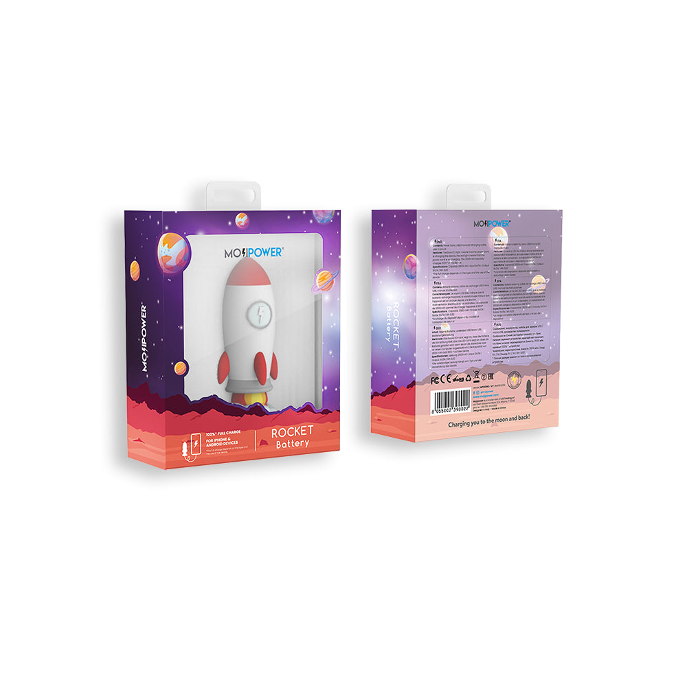 Banque d'alimentation Moji 2600 MAH - Fusée