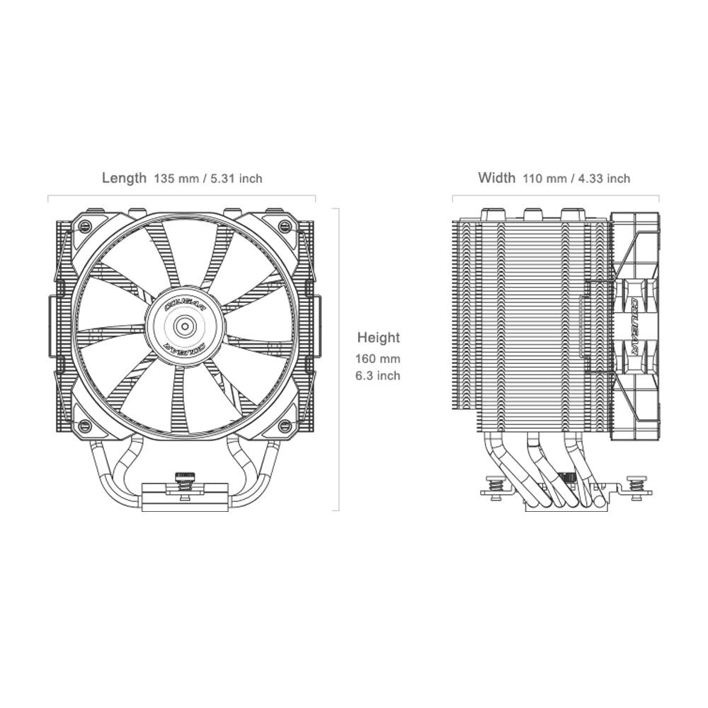 Forza 85 High Performance Air Cooler