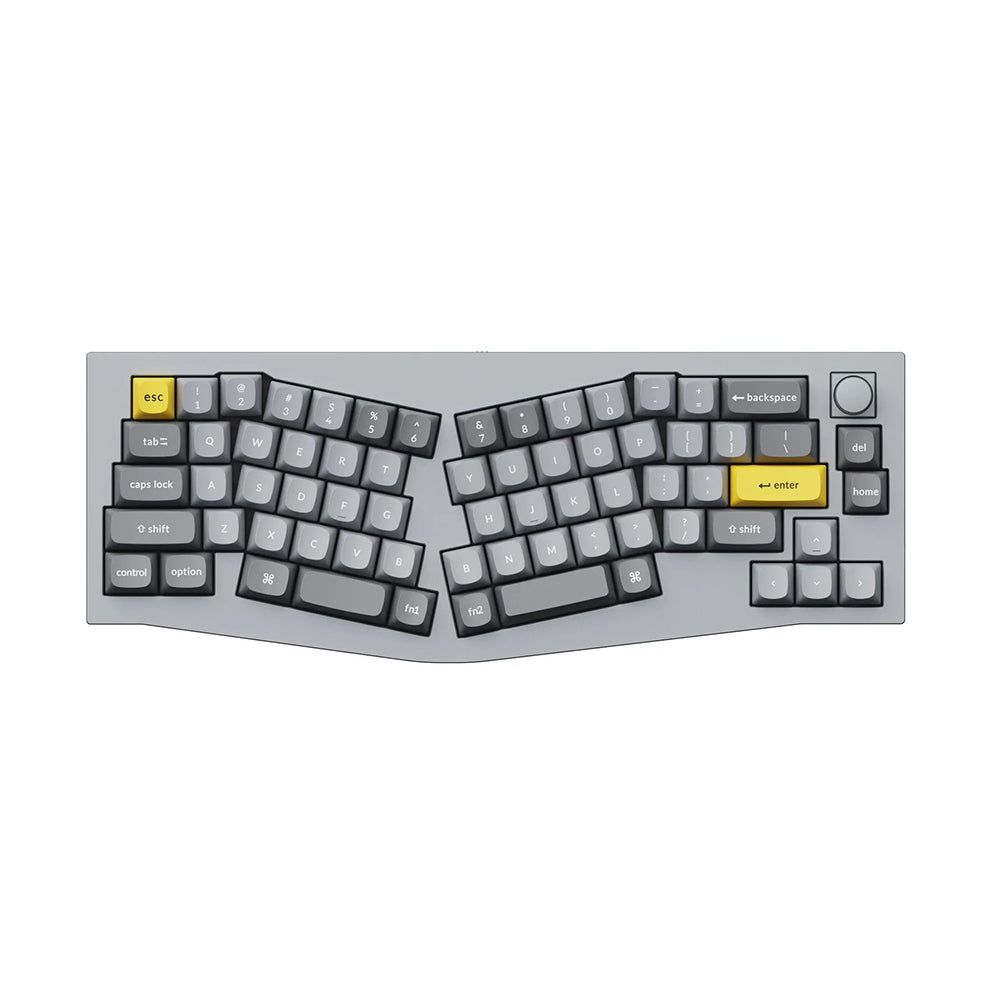 Q8 Gris avec bouton - Gateron Pro Bleu
