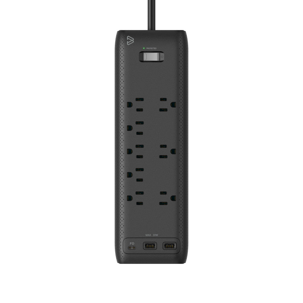8-Outlet Surge Protector + USB charging